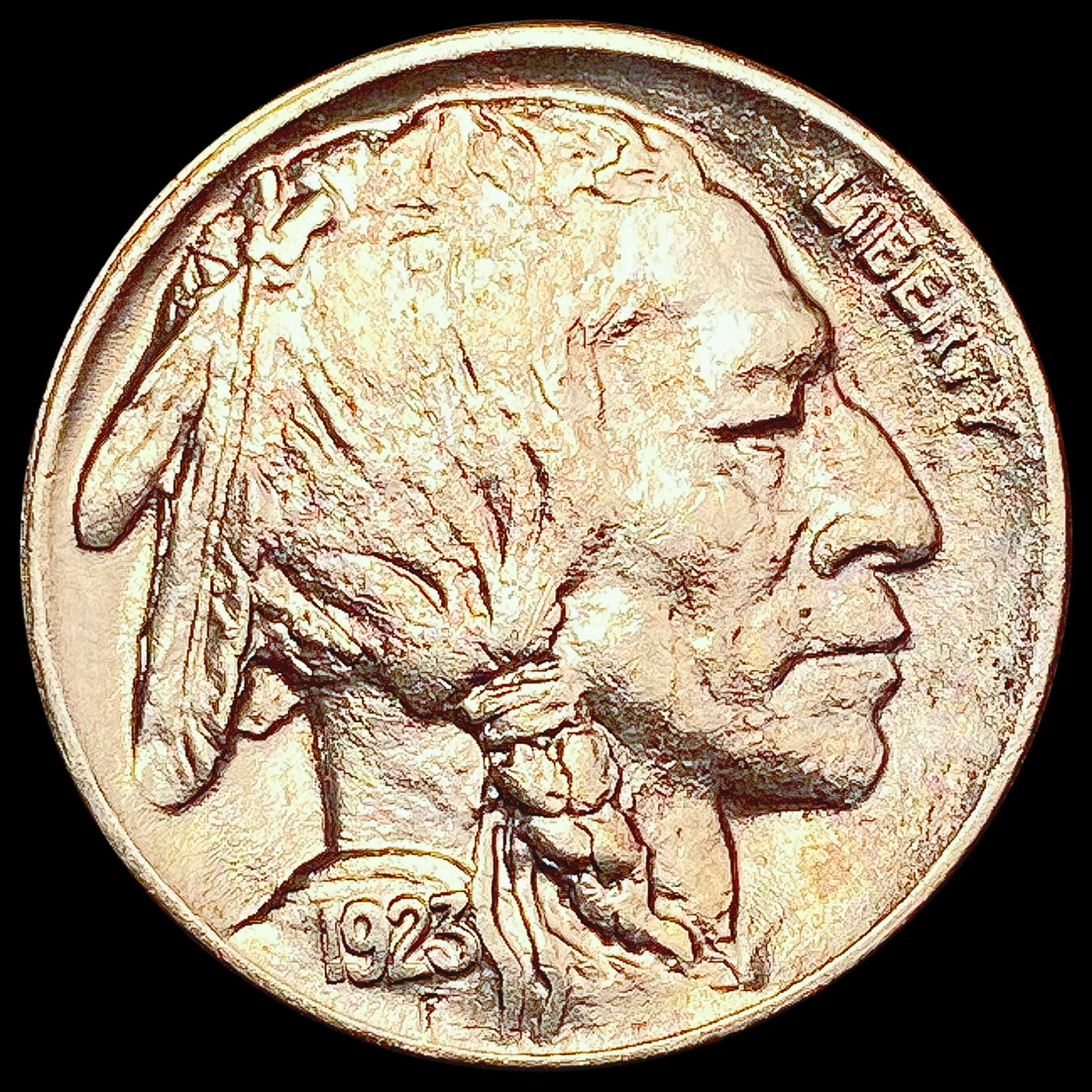 1923 Buffalo Nickel UNCIRCULATED (1 of 2)