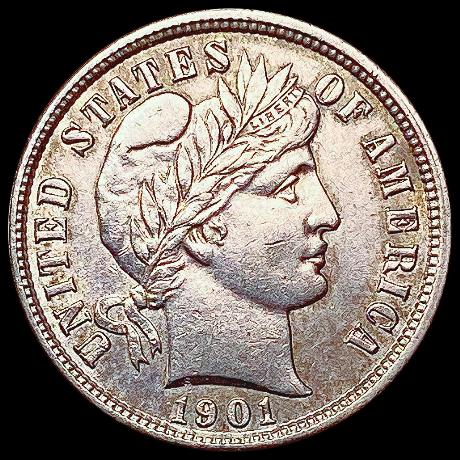 1901 Barber Dime UNCIRCULATED (1 of 2)