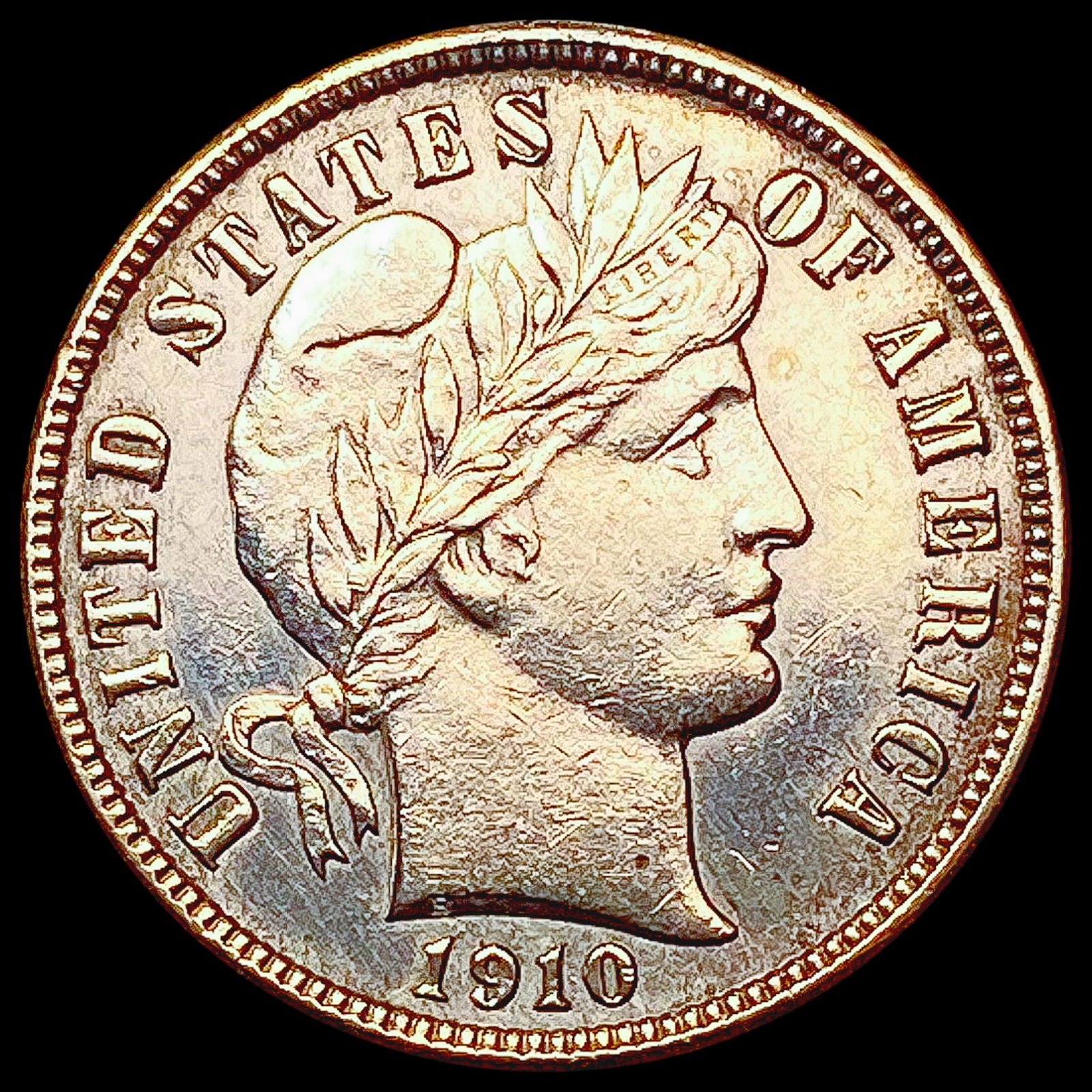 1910 Barber Dime UNCIRCULATED (1 of 2)