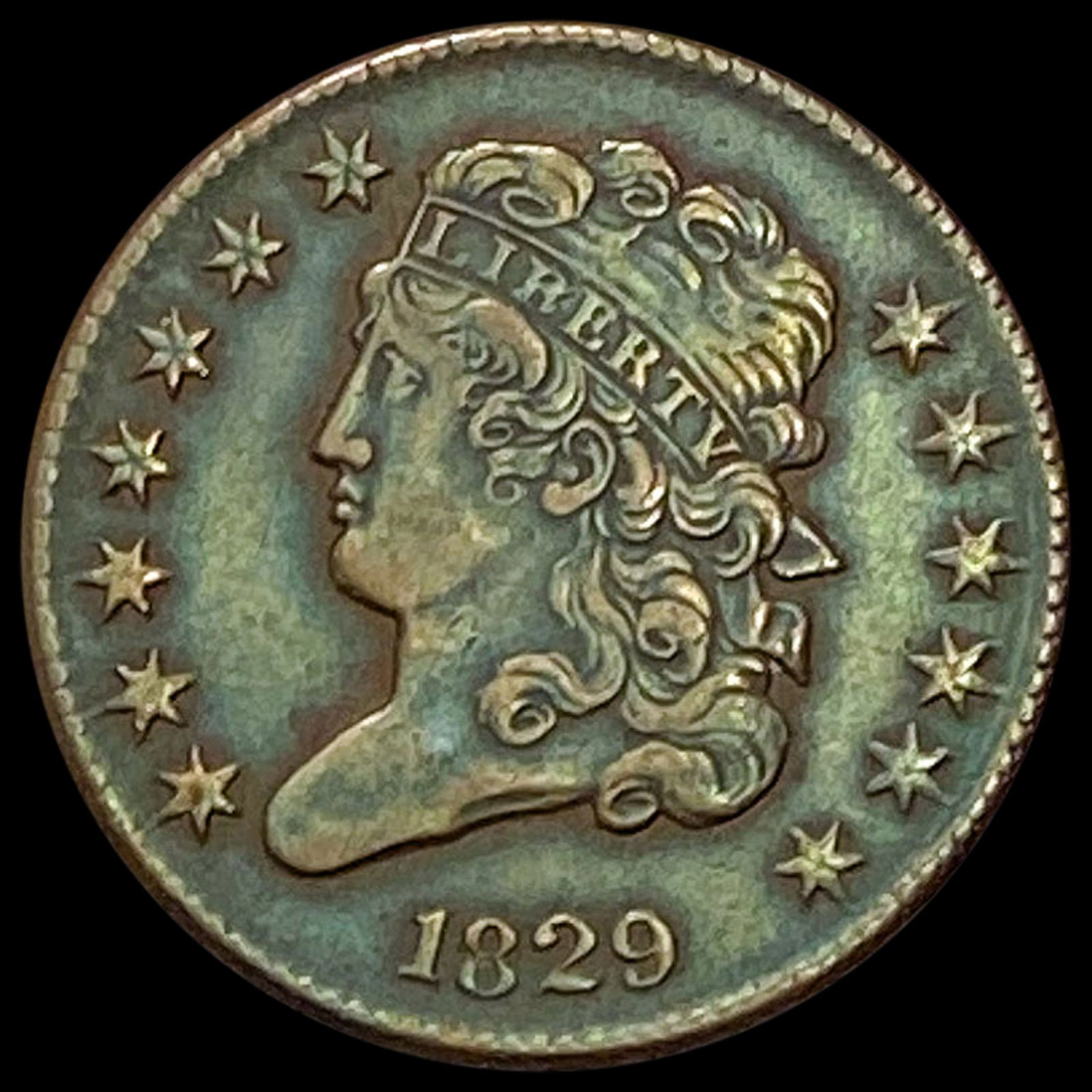 1829 Classic Head Half Cent CLOSELY UNCIRCULATED (1 of 2)