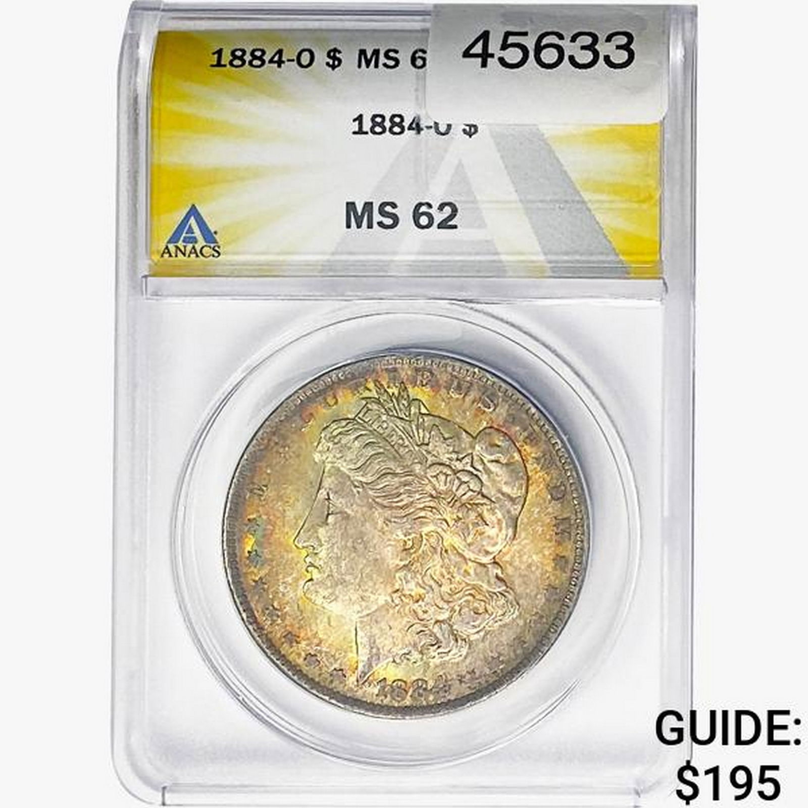 1884-O Morgan Silver Dollar ANACS MS62 (1 of 2)