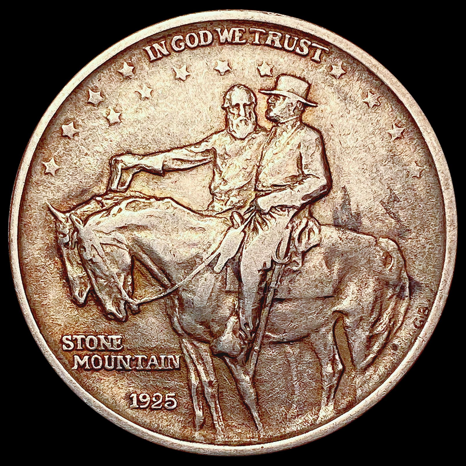 1925 Stone Mountain Half Dollar LIGHTLY CIRCULATED (1 of 2)