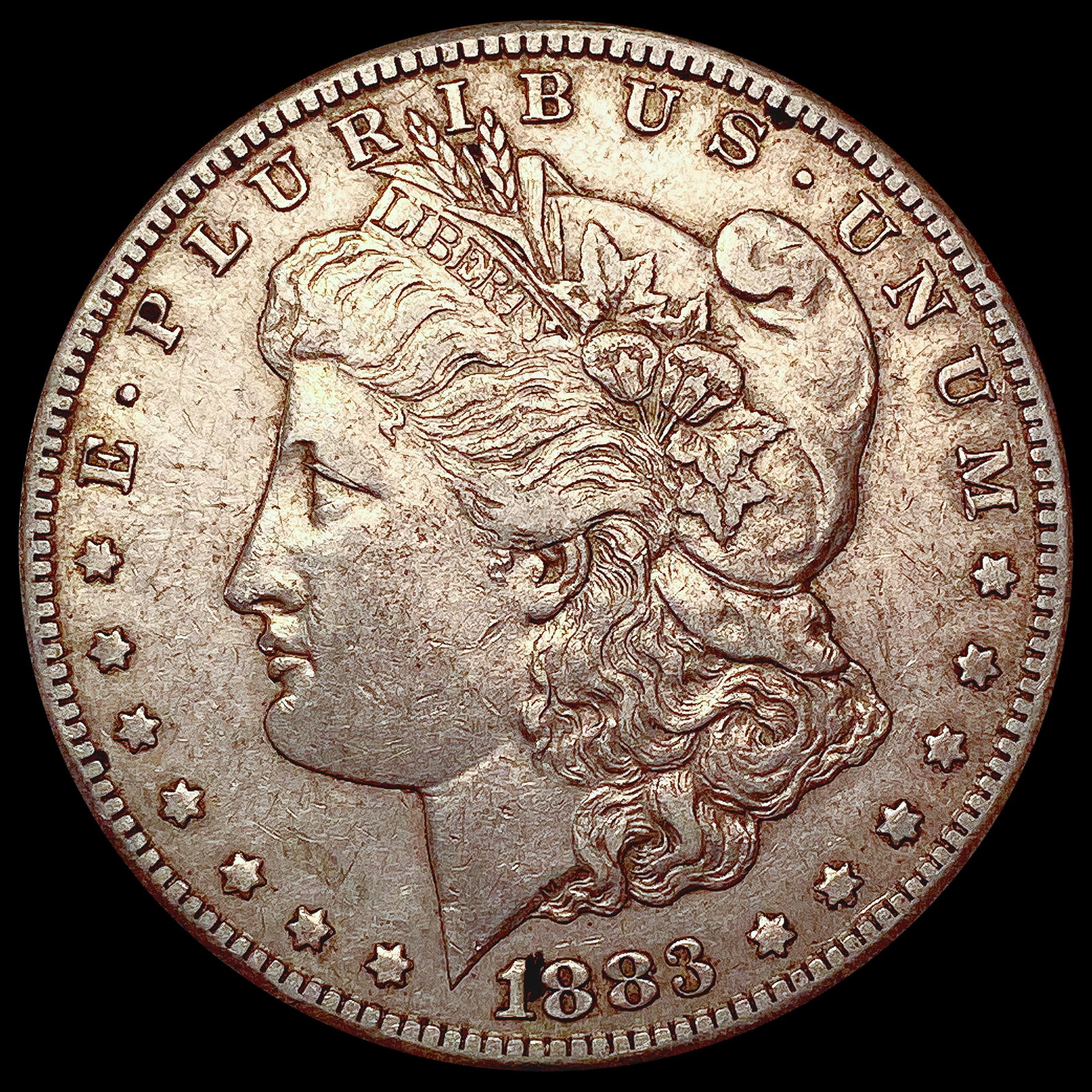 1883-S Morgan Silver Dollar NEARLY UNCIRCULATED: 1883-S Morgan Silver Dollar NEARLY UNCIRCULATED