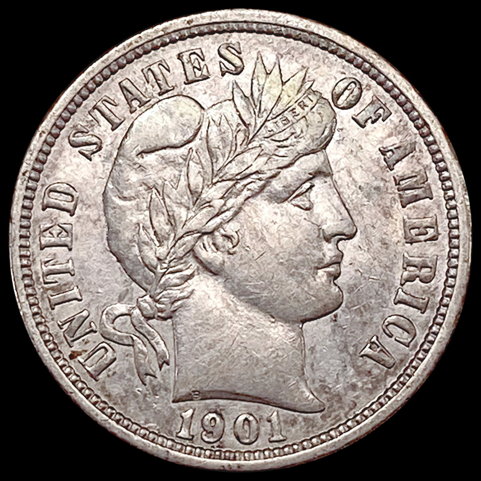1901-O Barber Dime UNCIRCULATED (1 of 2)