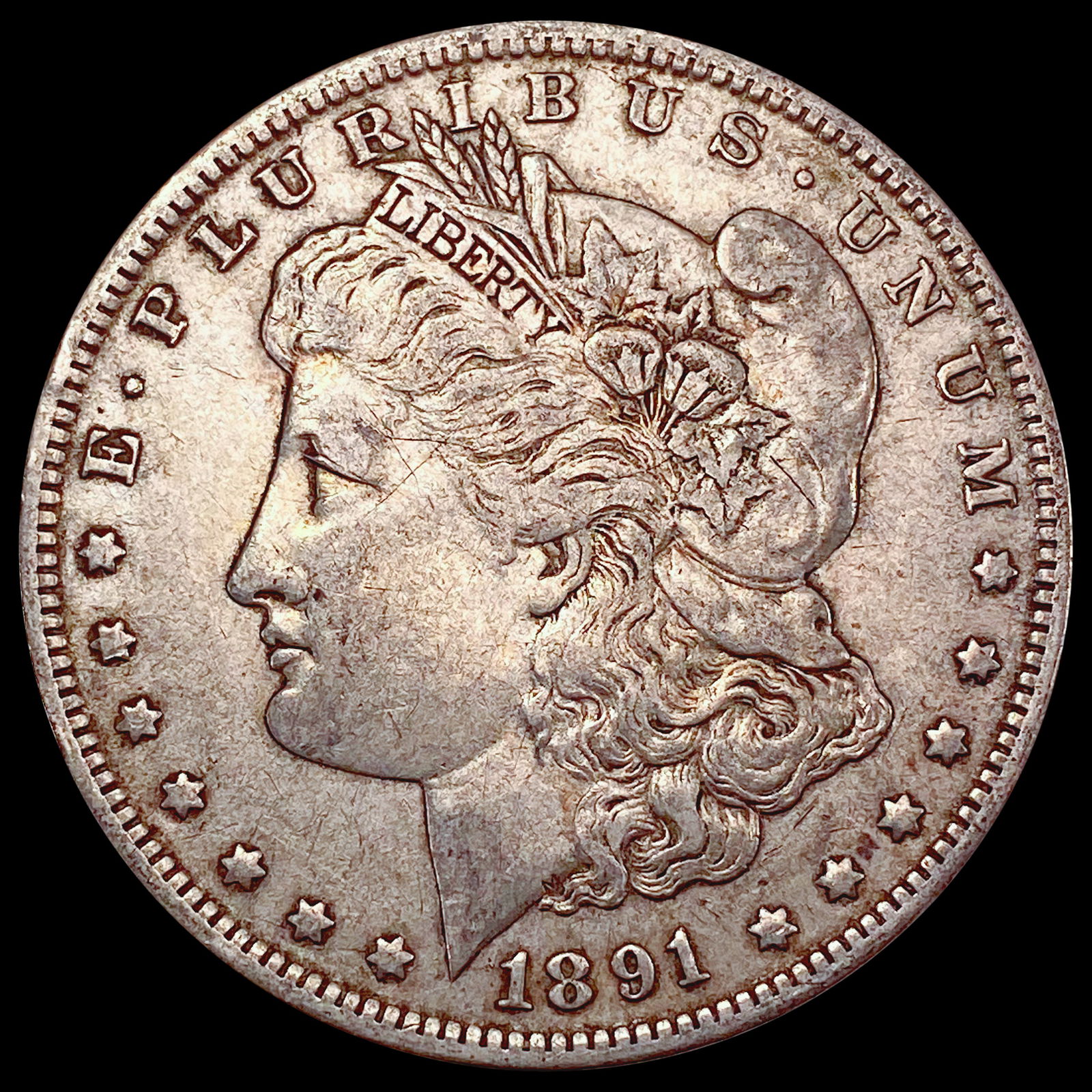 1891-O Morgan Silver Dollar NEARLY UNCIRCULATED (1 of 2)