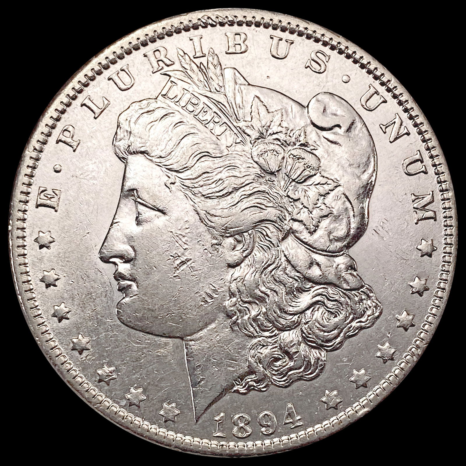 1894-O Morgan Silver Dollar NEARLY UNCIRCULATED (1 of 2)
