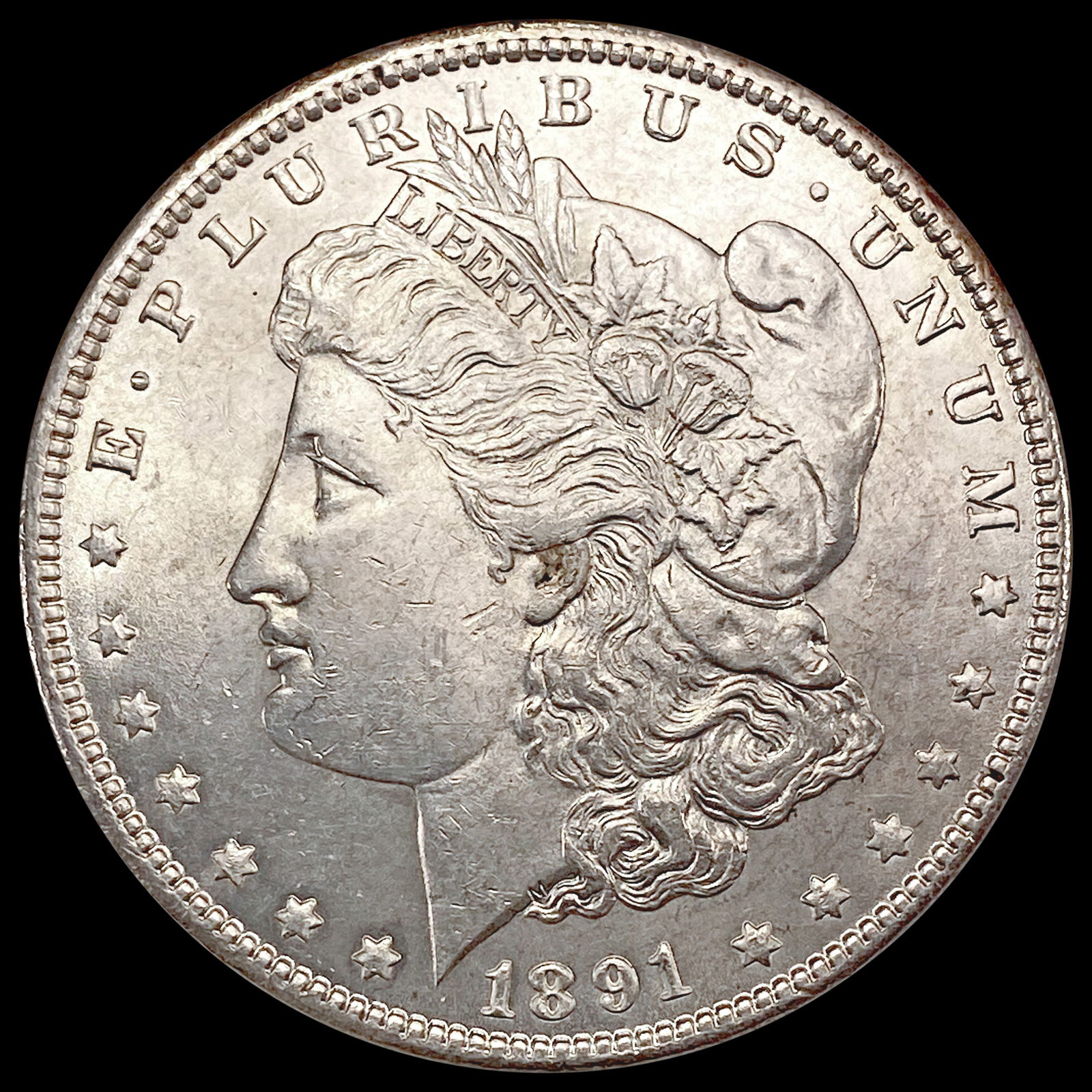 1891 Morgan Silver Dollar CHOICE BU (1 of 2)