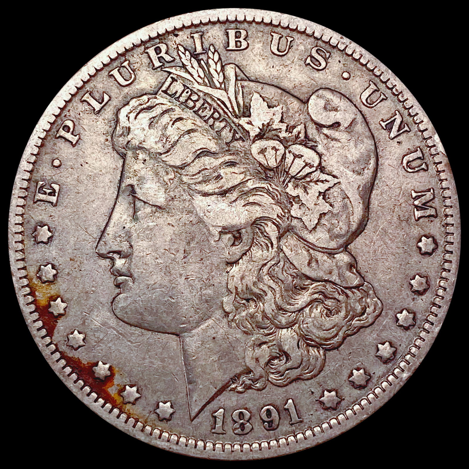 1891-O Morgan Silver Dollar CLOSELY UNCIRCULATED (1 of 2)