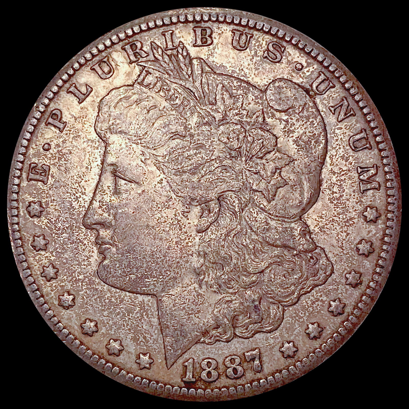 1887-S Morgan Silver Dollar CLOSELY UNCIRCULATED (1 of 2)