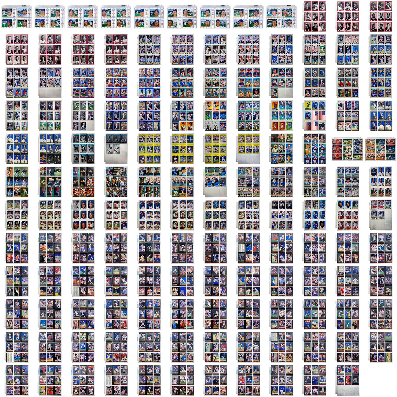 1991-92 Yankees Postcards/Stars Book/Leaf Black Gold Book [36 postcards w/ Mickey Mantle, 74 pages, (1 of 14)