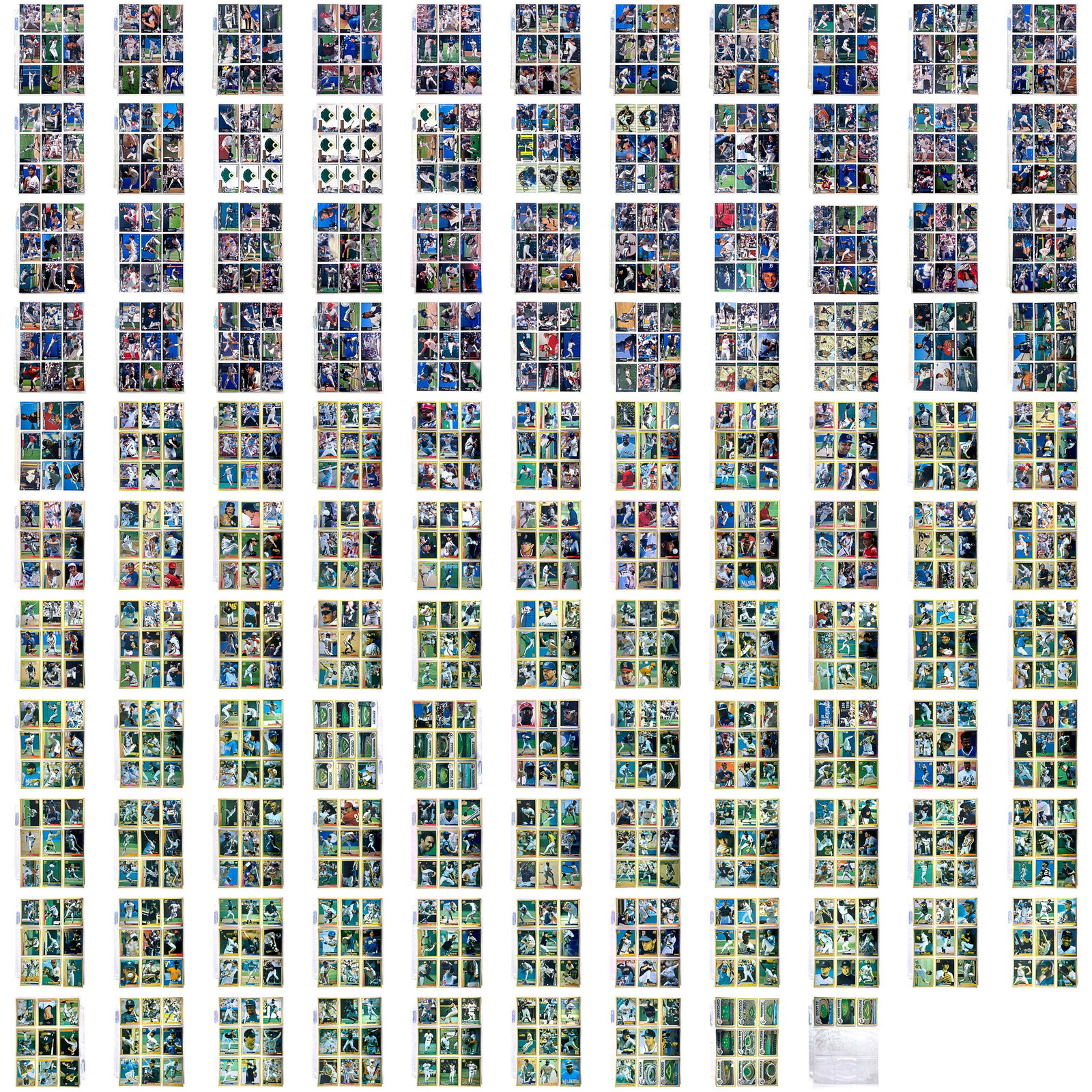 1994 UD Electric Diamond, Score Goldrush Book [1210 cards]: 1994 UD Electric Diamond, Score Goldrush Book [1210 cards]