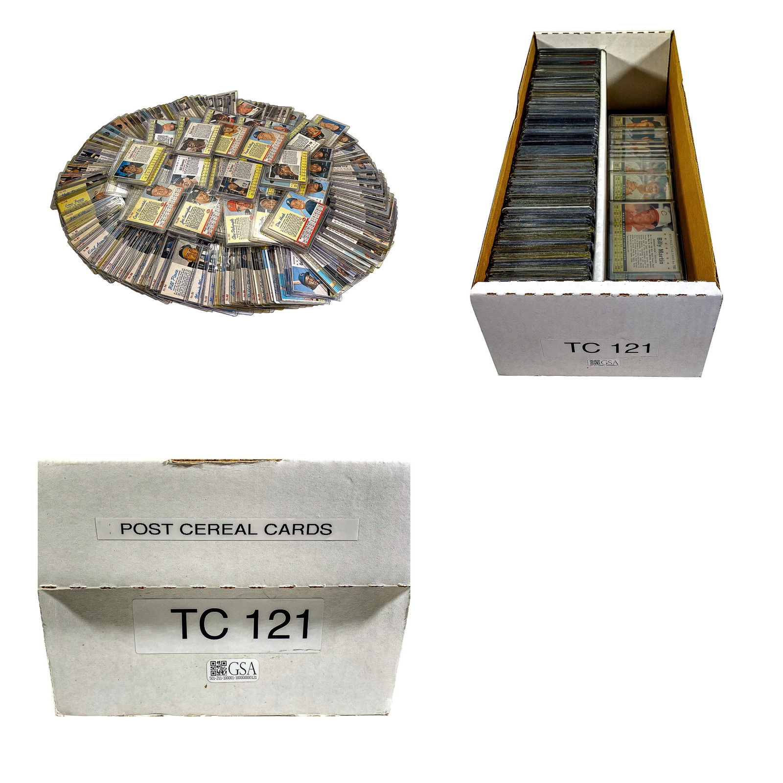 1961-63 Post Cereal Cards Box [203 cards] (1 of 4)