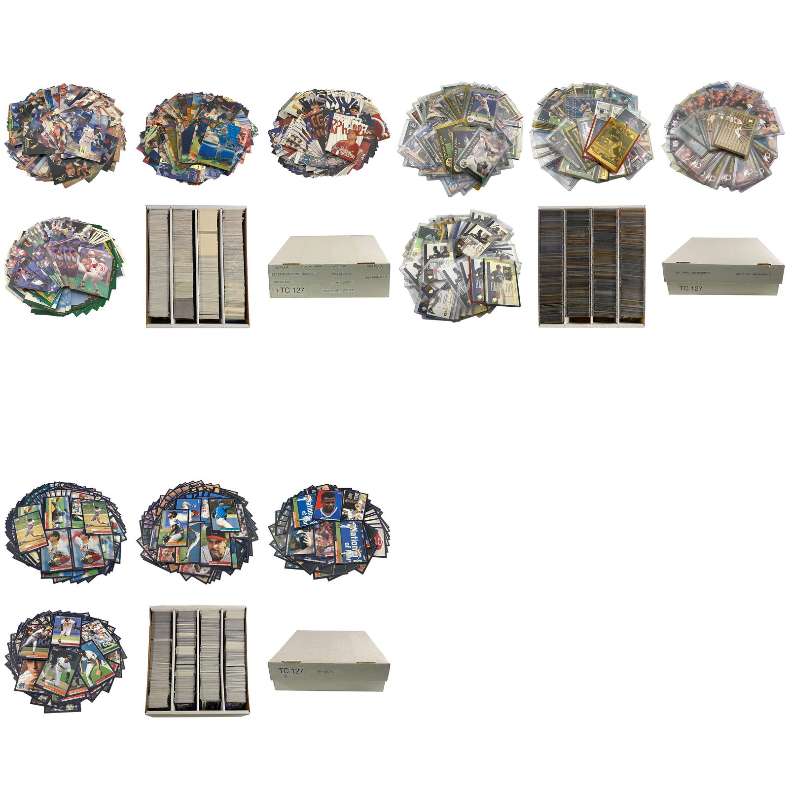 1993-1994 Score Box/1991-1996 Inserts Baseball Cards Box/1993-1994 Baseball Card Box [Full Boxes] (1 of 4)