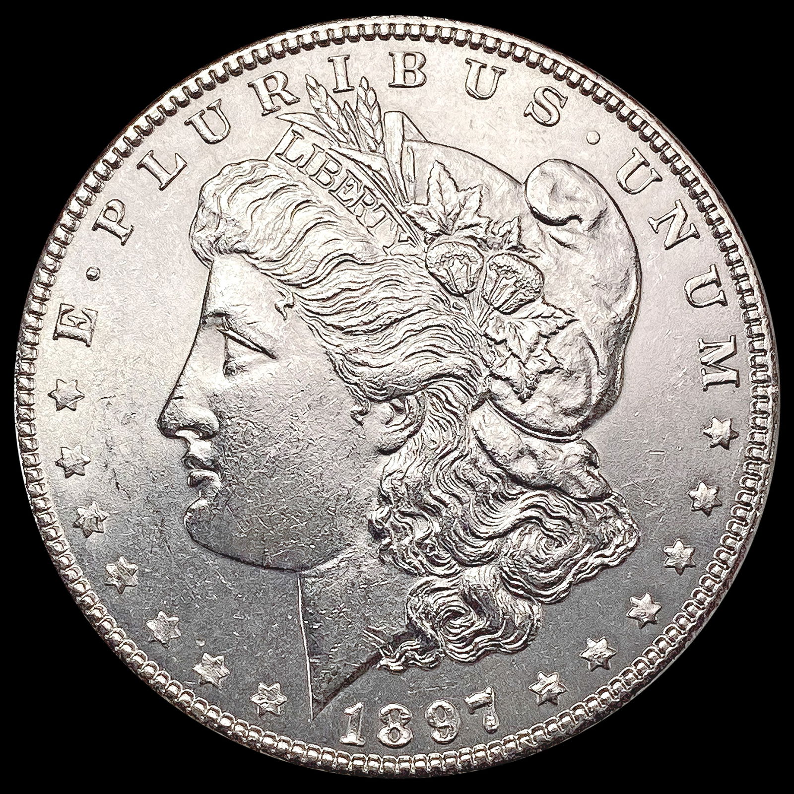 1897 Morgan Silver Dollar CHOICE BU (1 of 2)