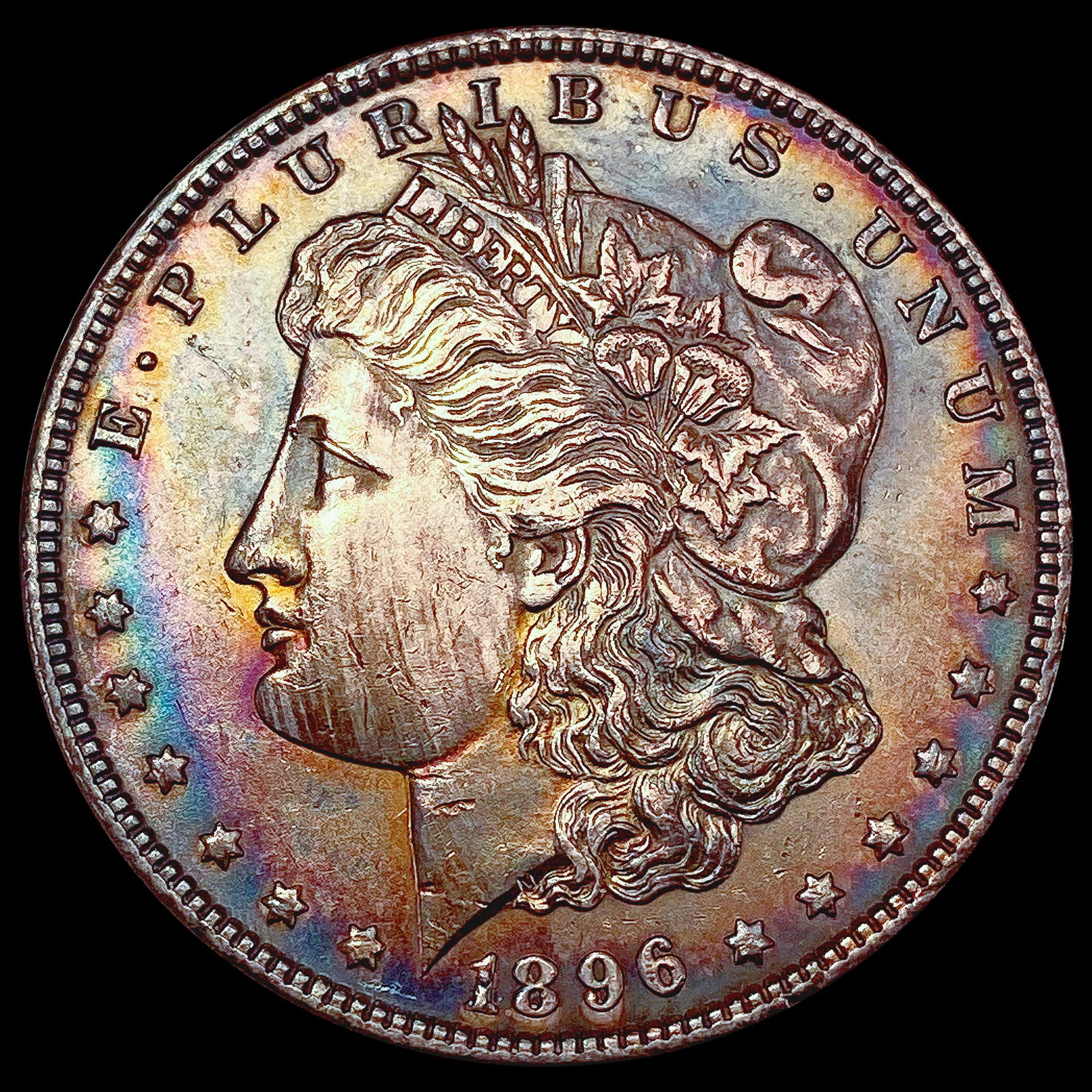1896 Morgan Silver Dollar CHOICE AU (1 of 2)