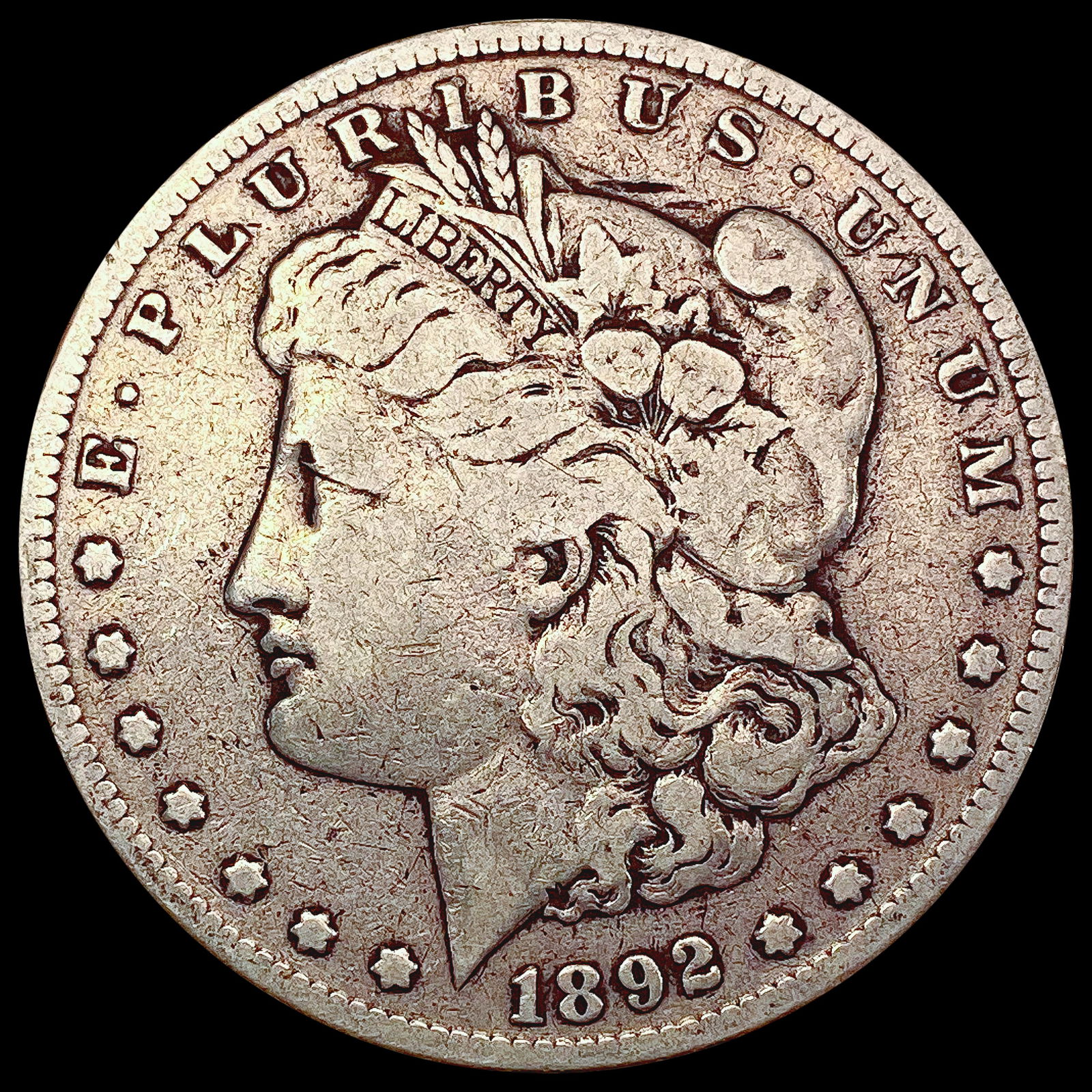 1892-S Morgan Silver Dollar NICELY CIRCULATED (1 of 2)