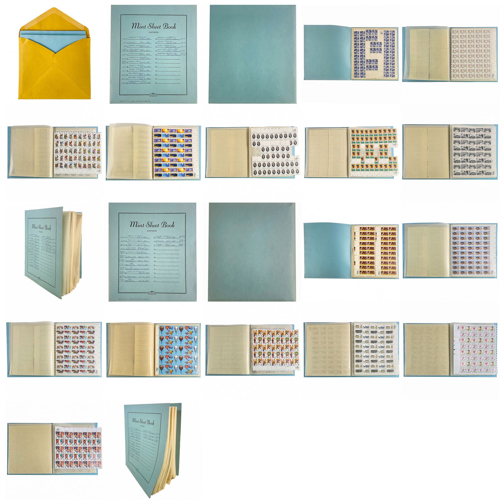 1982-1984 Postage Mint Sheet Books [48 pages] (1 of 5)