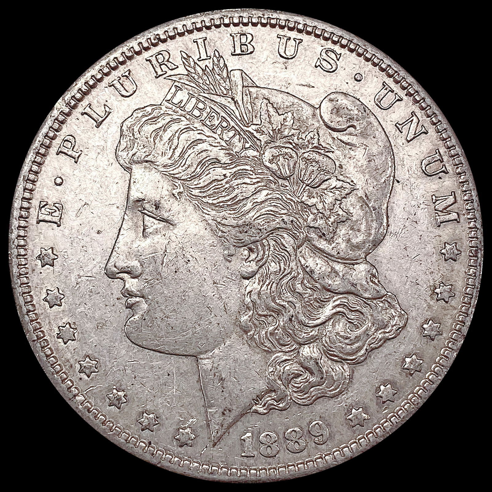 1889-S Morgan Silver Dollar CLOSELY UNCIRCULATED (1 of 2)