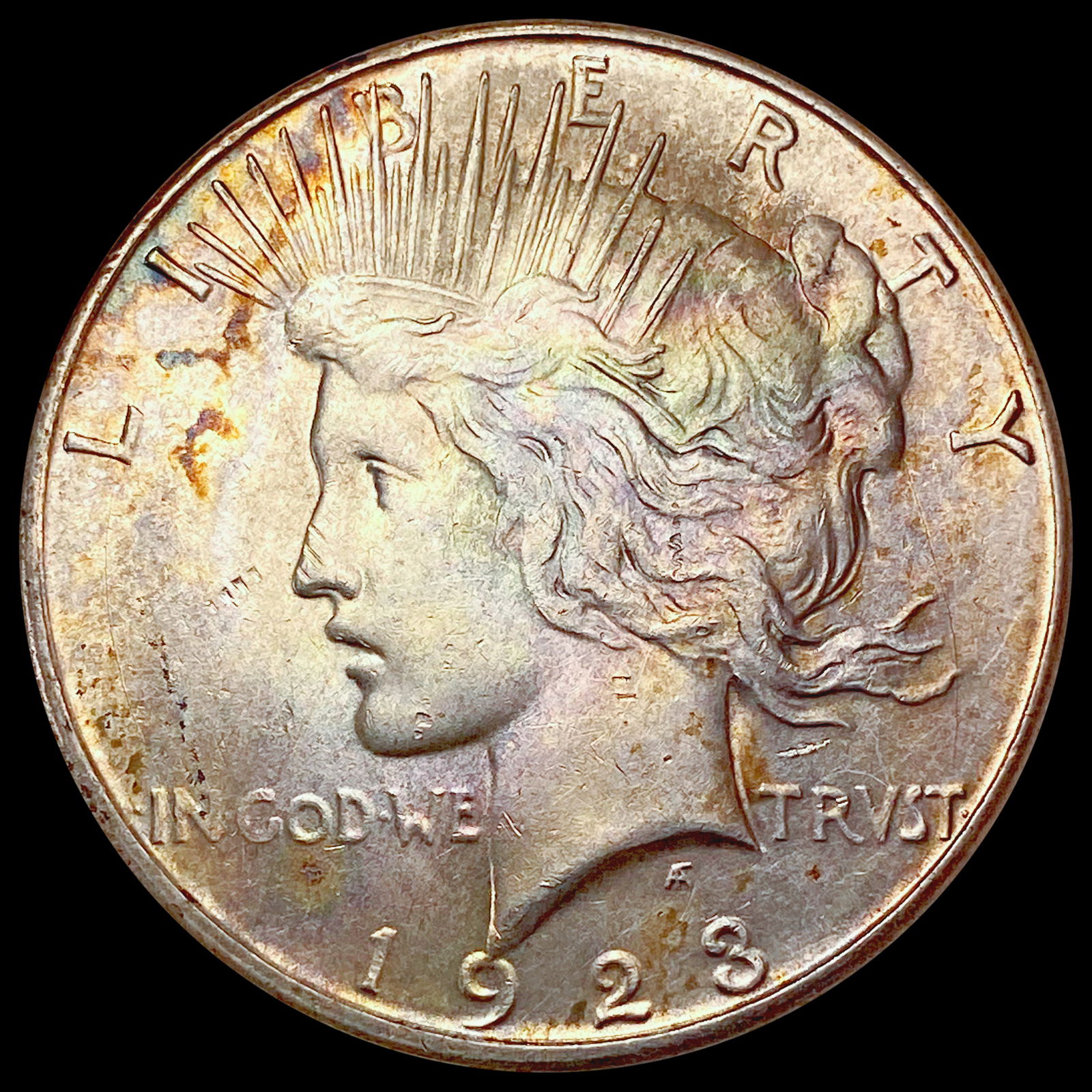 1923-S Silver Peace Dollar CLOSELY UNCIRCULATED (1 of 2)