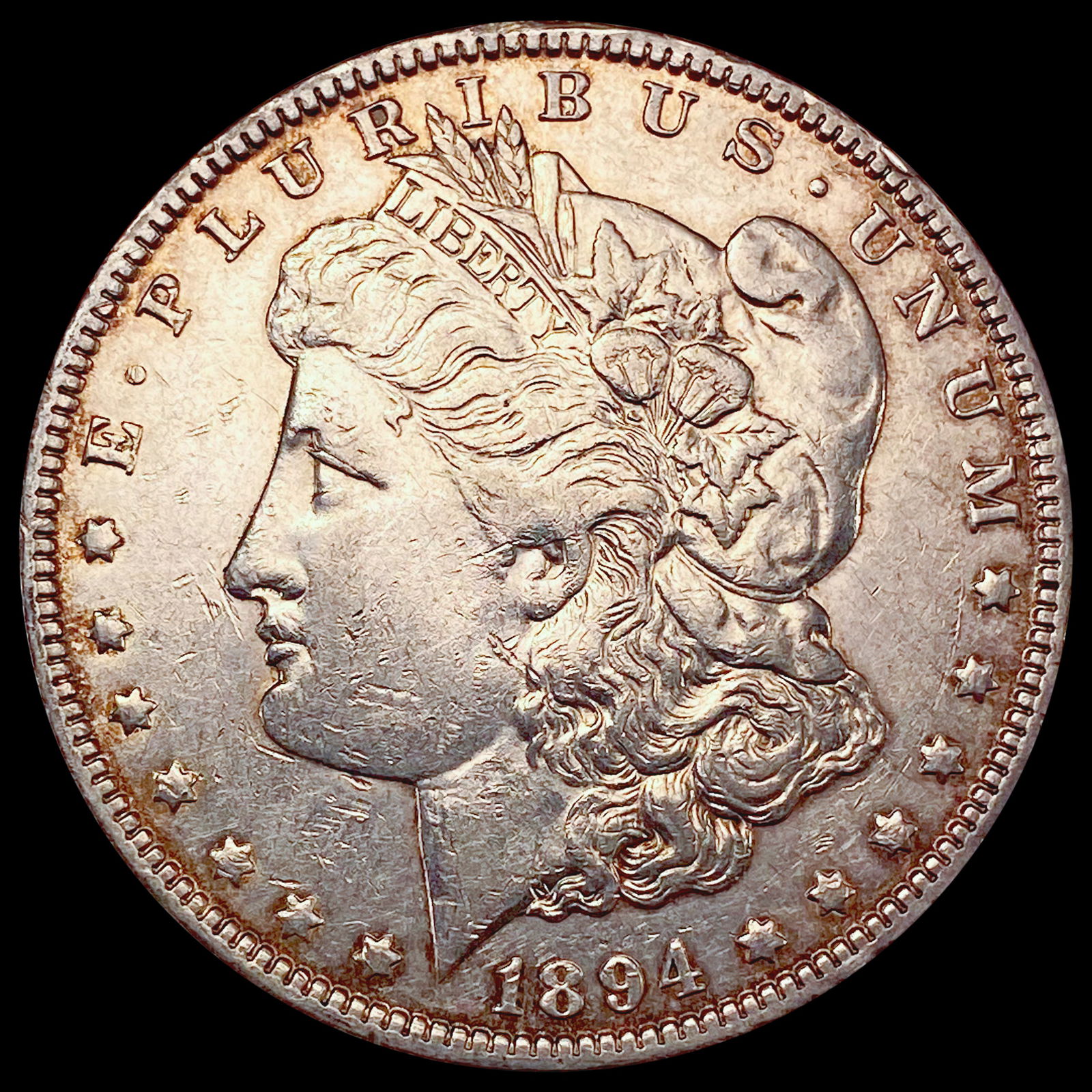 1894-O Morgan Silver Dollar NEARLY UNCIRCULATED (1 of 2)