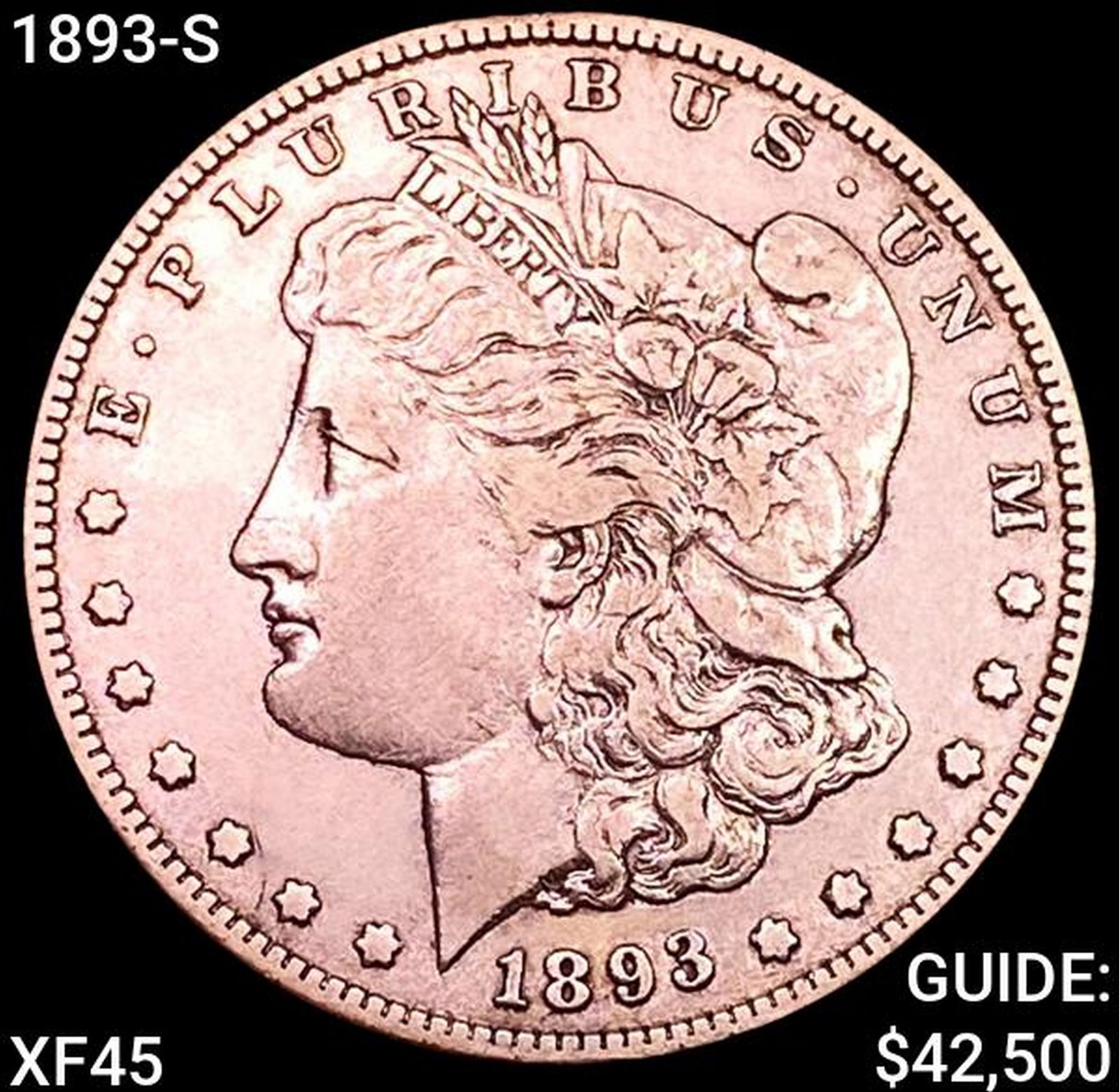 1893-S Morgan Silver Dollar NEARLY UNCIRCULATED (1 of 2)