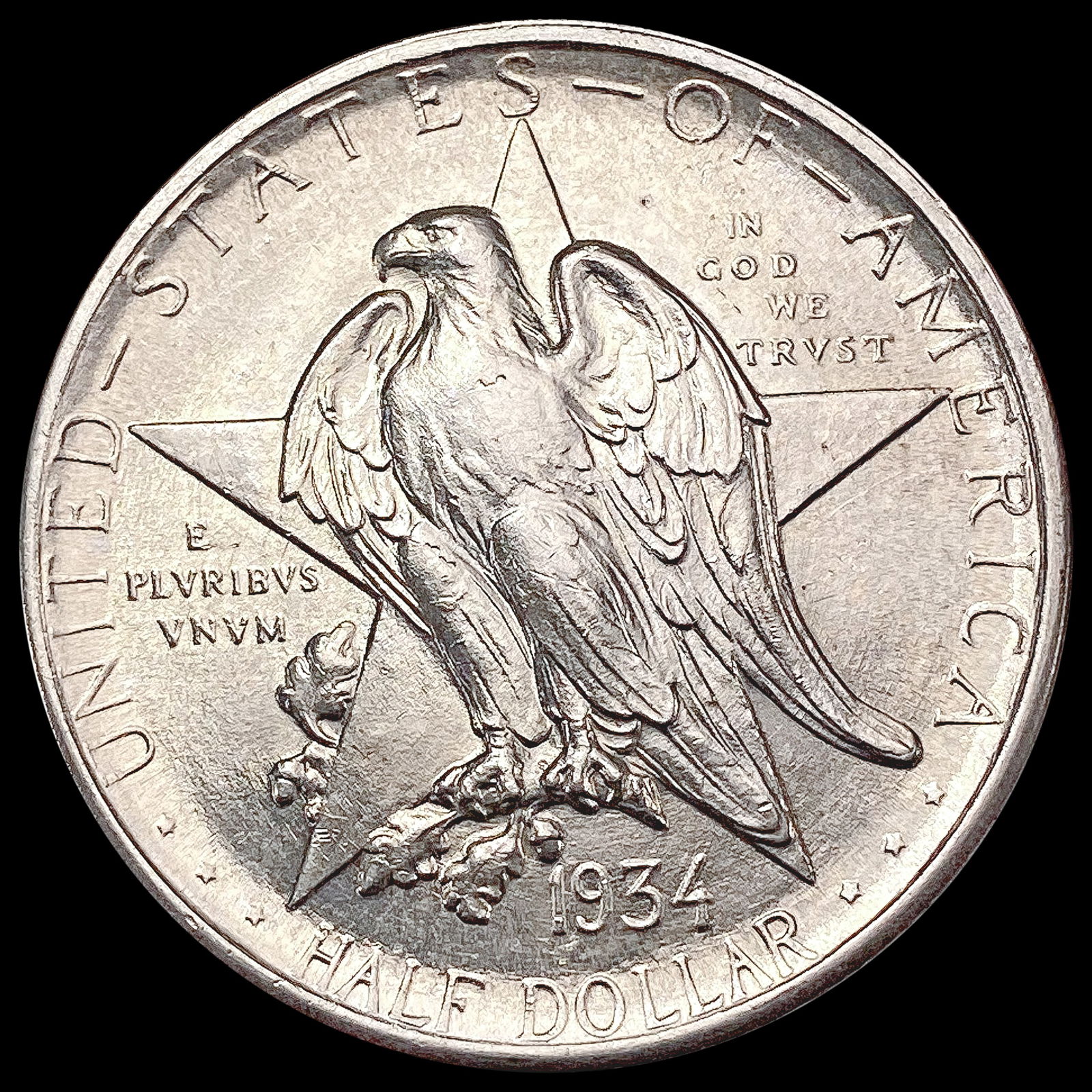 1934 Texas Half Dollar GEM BU (1 of 2)