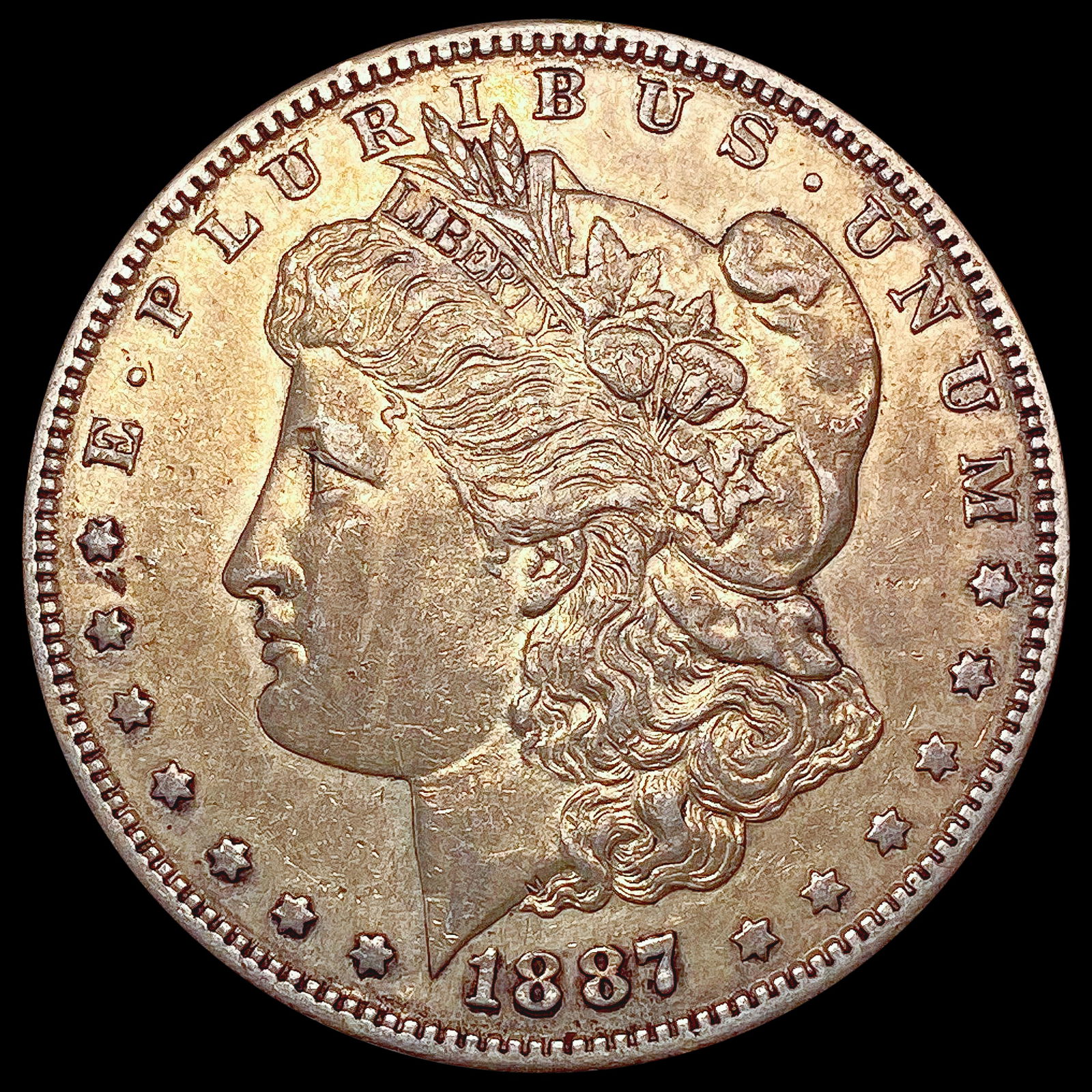 1887-S Morgan Silver Dollar CLOSELY UNCIRCULATED (1 of 2)