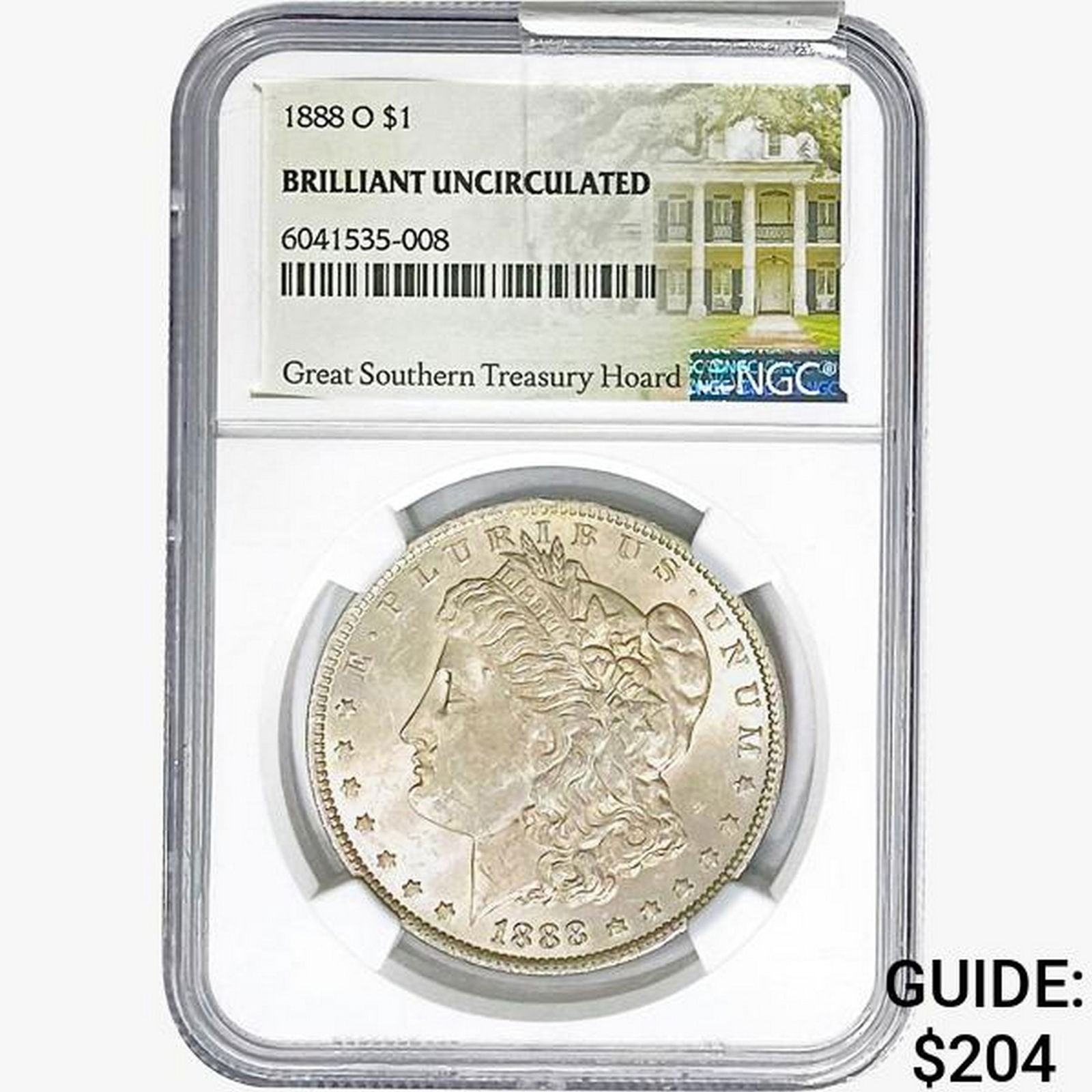 1880-O Morgan Silver Dollar NGC BU (1 of 2)