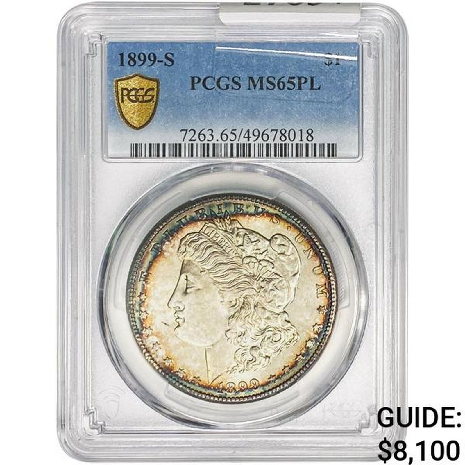 1899-S Morgan Silver Dollar PCGS MS65 PL (1 of 2)