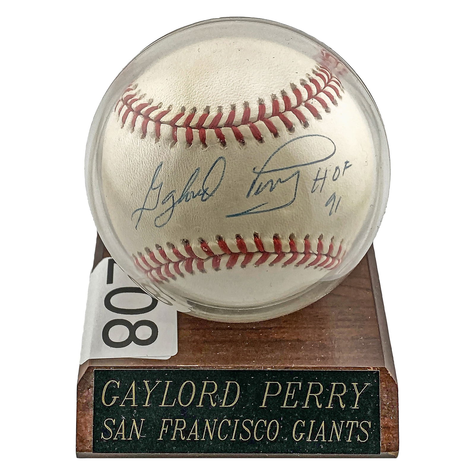 Gaylord Perry Signed Baseball Giants HOF 1991 (1 of 4)