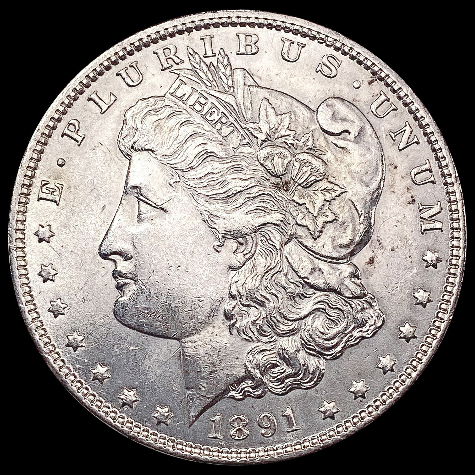 1891 Morgan Silver Dollar CHOICE BU (1 of 2)