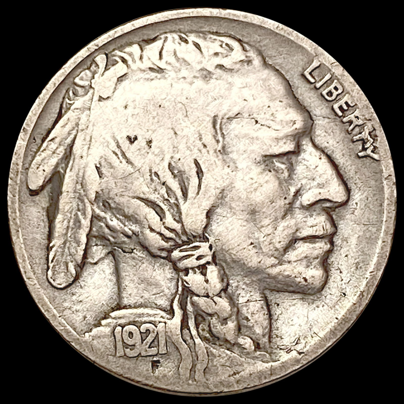 1921-S Buffalo Nickel LIGHTLY CIRCULATED (1 of 2)