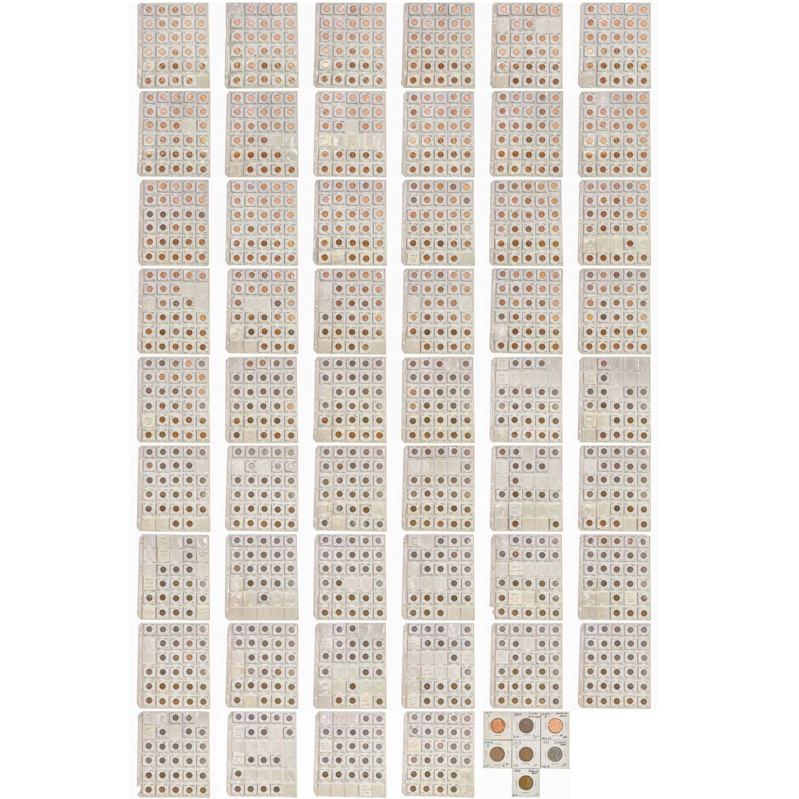[656] 1859-2022 Indian/ Lincoln Cent Lot (1 of 11)