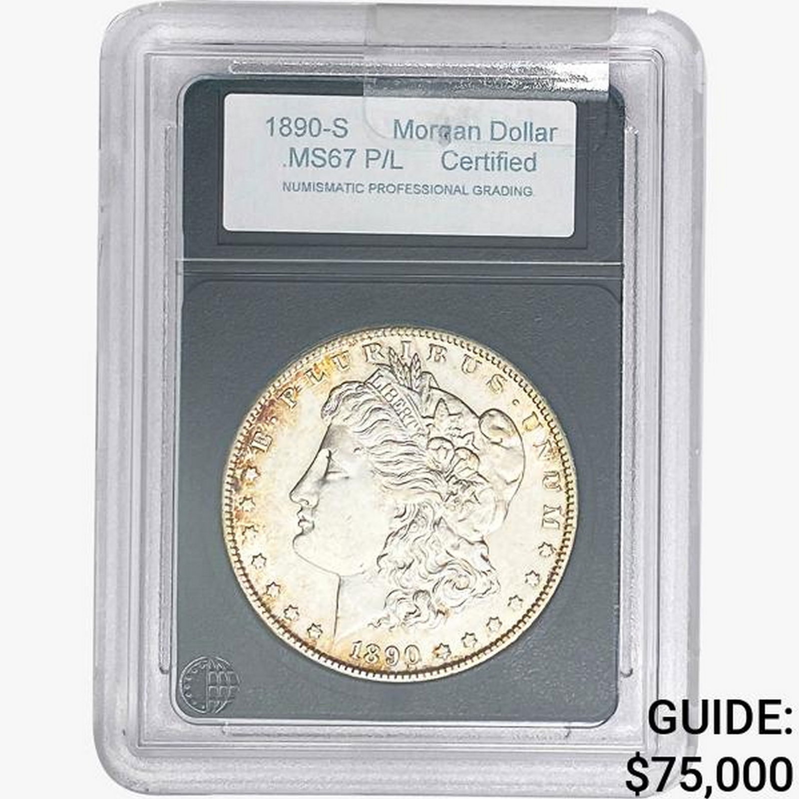 1890-S Morgan Silver Dollar NPG MS67 PL (1 of 2)