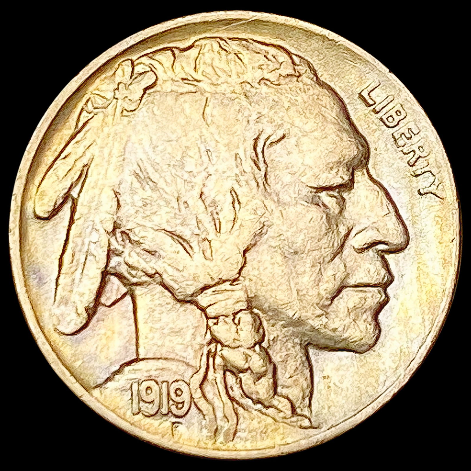 1919 Buffalo Nickel UNCIRCULATED (1 of 2)