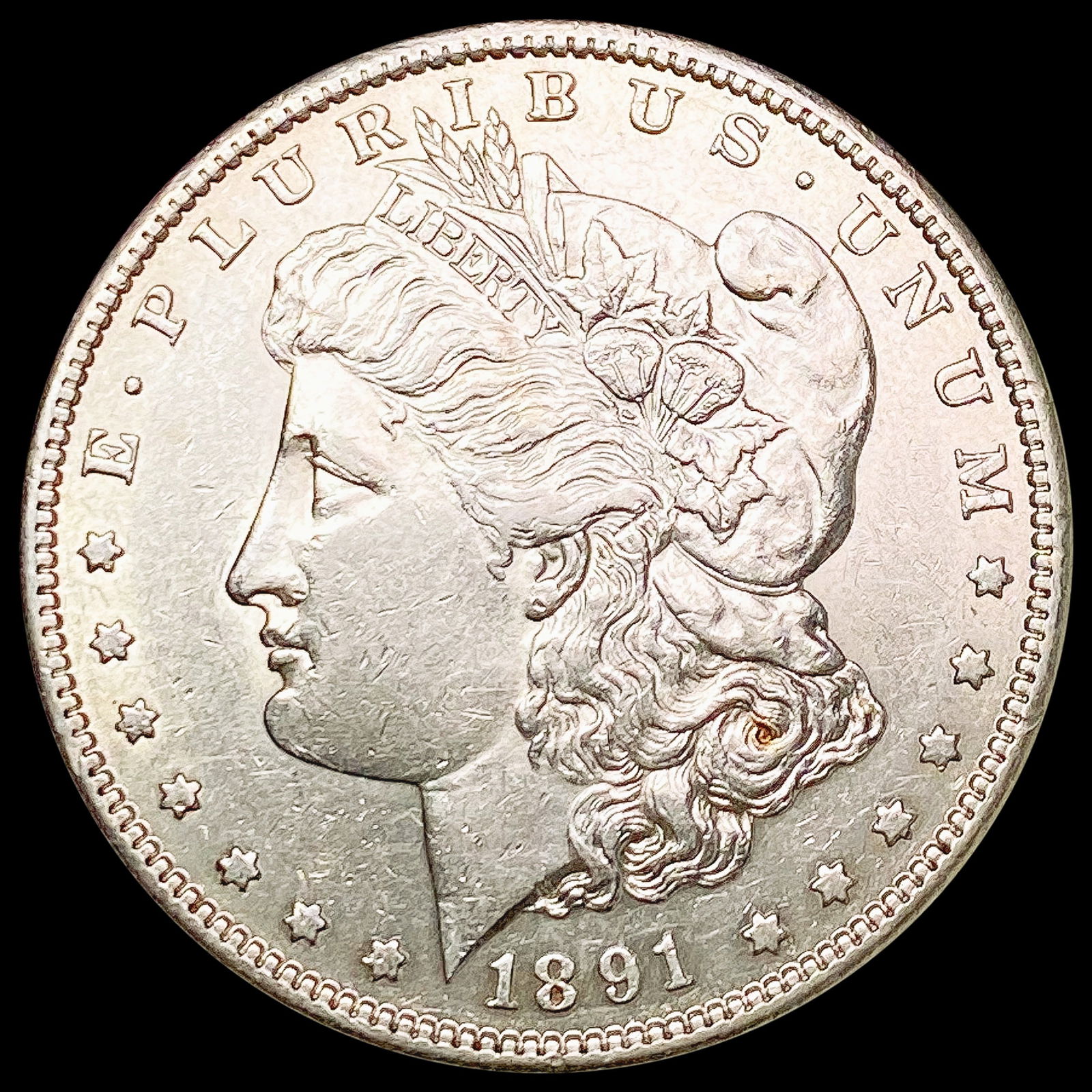 1891-S Morgan Silver Dollar CHOICE AU (1 of 2)