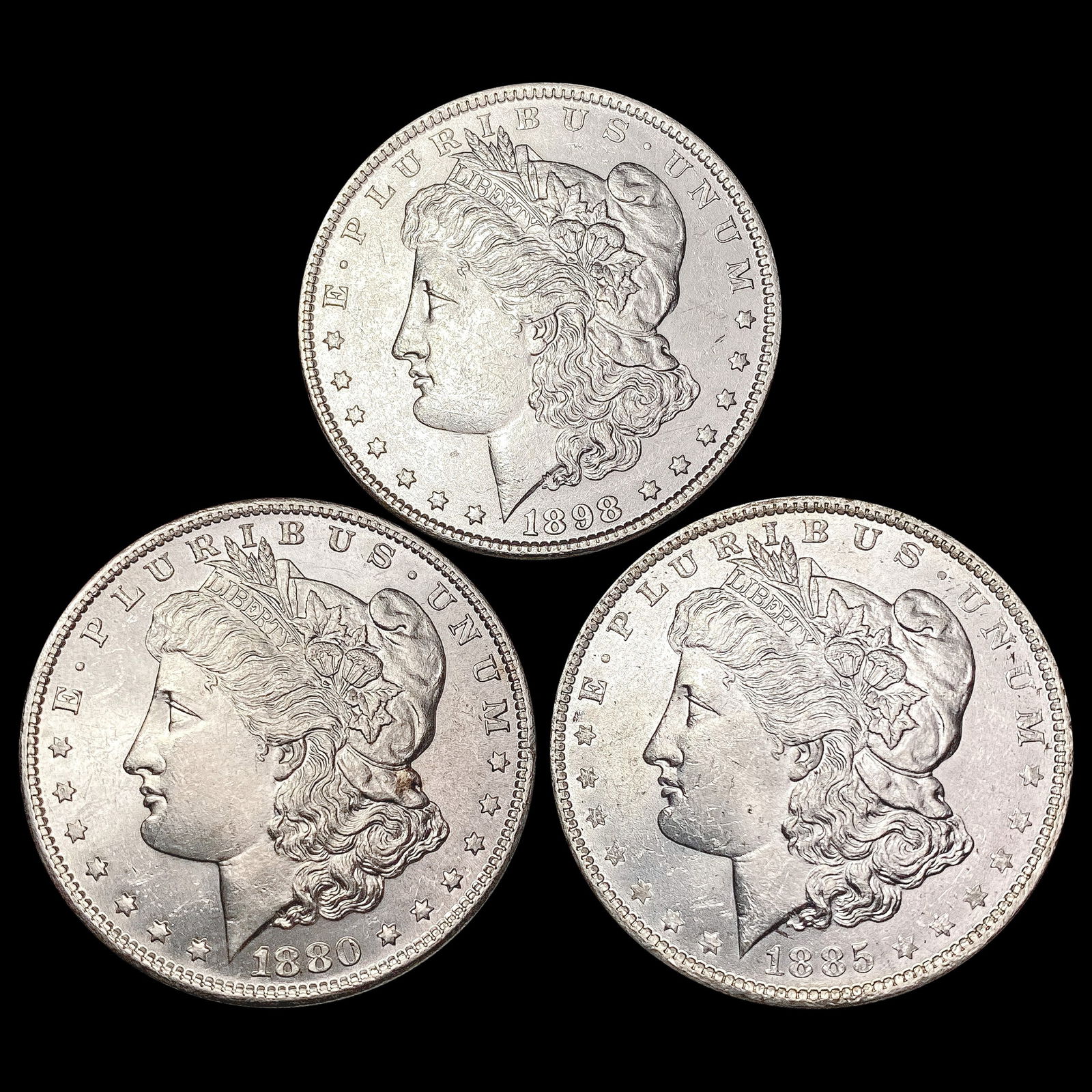 [3] 1880-1898 Morgan Silver Dollar UNCIRCULATED (1 of 2)