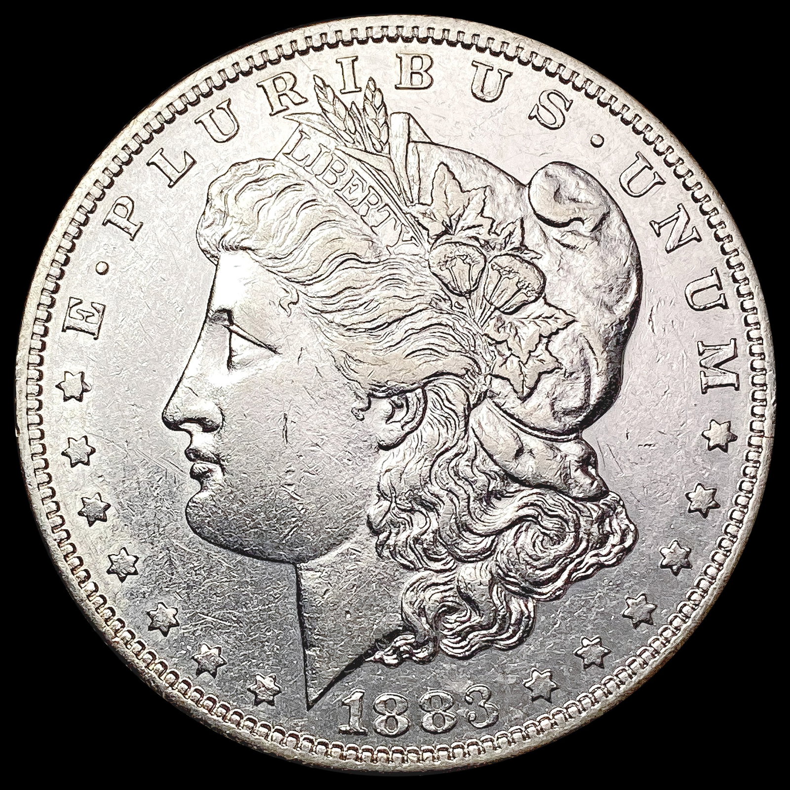 1883-S Morgan Silver Dollar CLOSELY UNCIRCULATED: 1883-S Morgan Silver Dollar CLOSELY UNCIRCULATED