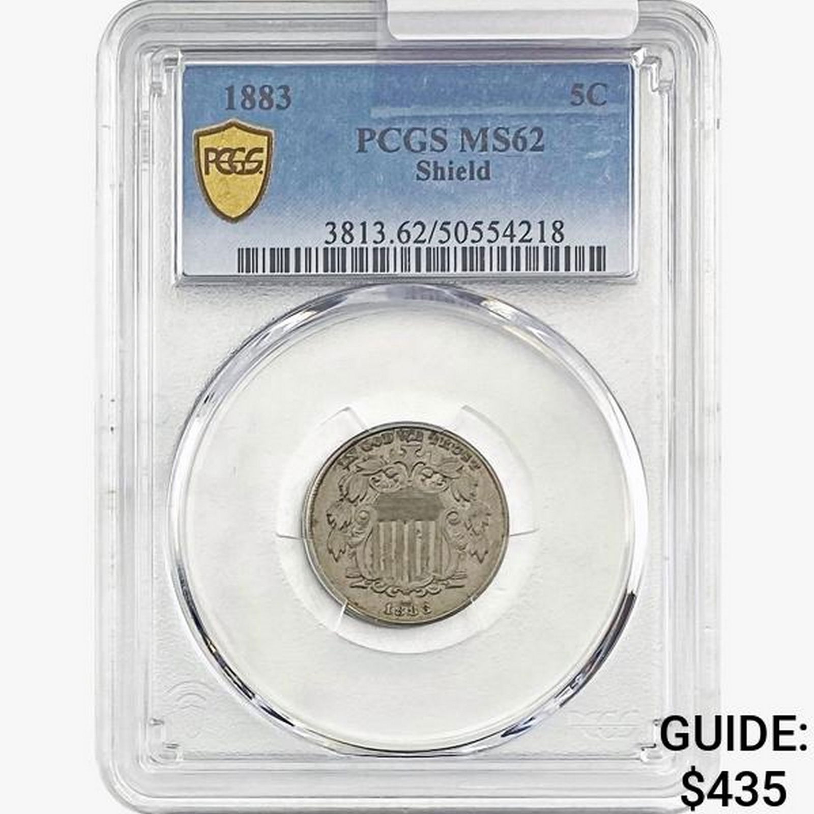1883 Shield Nickel PCGS MS62 (1 of 2)