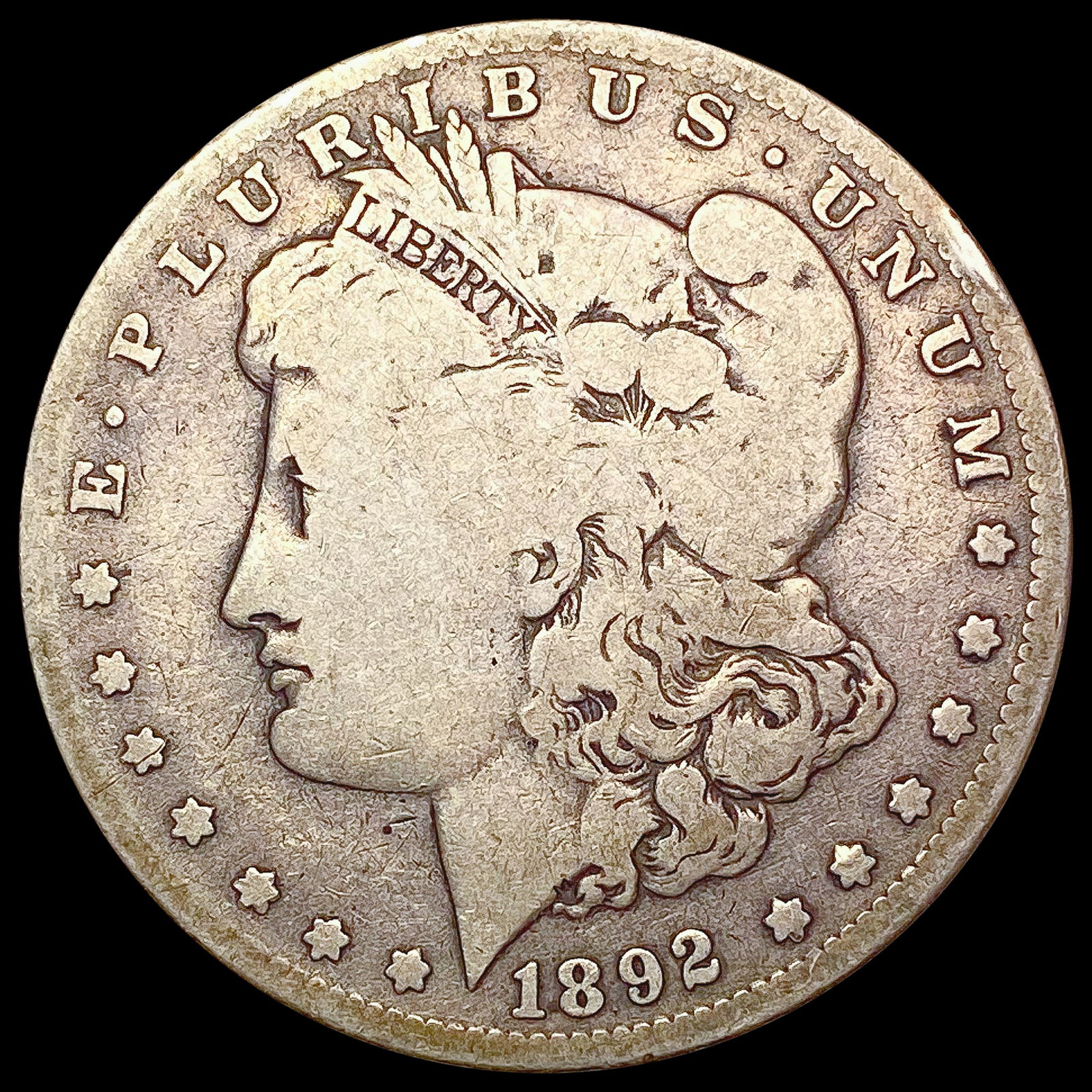 1892-S Morgan Silver Dollar NICELY CIRCULATED (1 of 2)