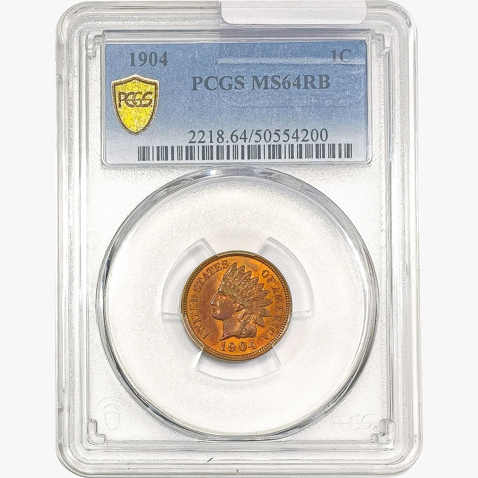 1904 Indian Head Cent PCGS MS64 RB (1 of 2)