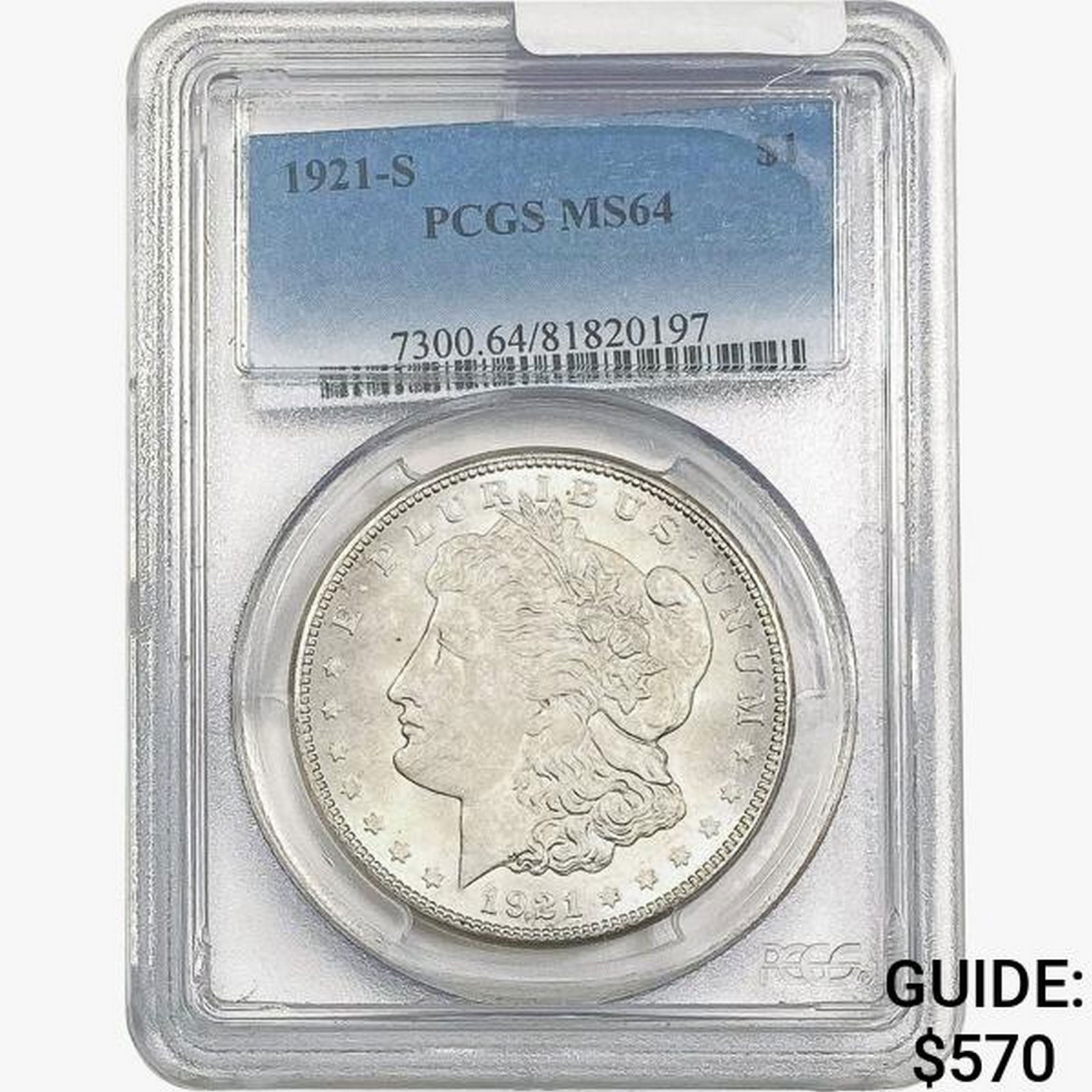 1921-S Morgan Silver Dollar PCGS MS64 (1 of 2)