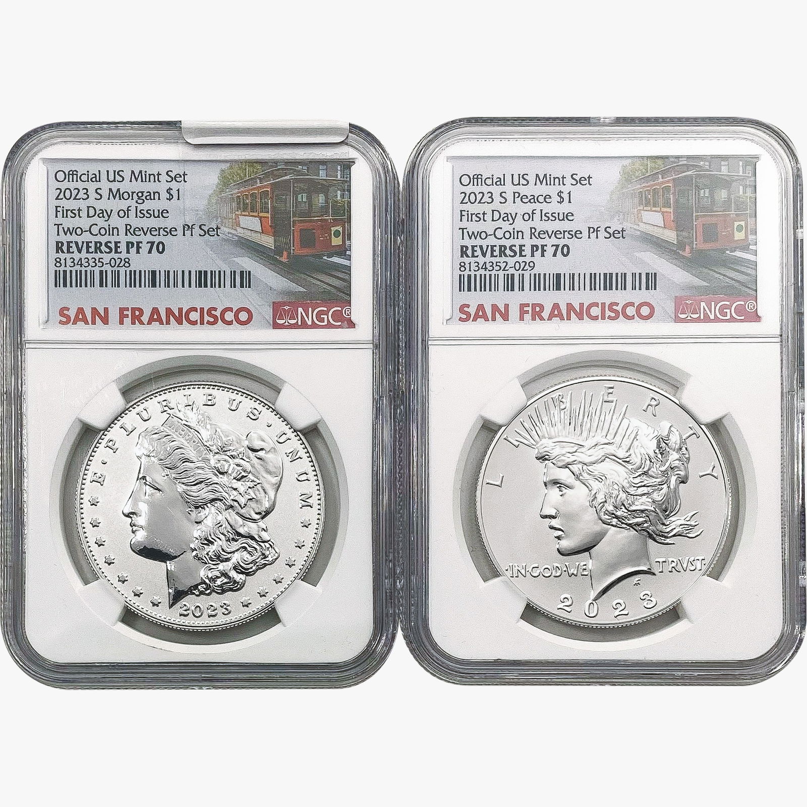 2023-S Reverse Proof Two-Coin Set NGC PF70 (1 of 2)