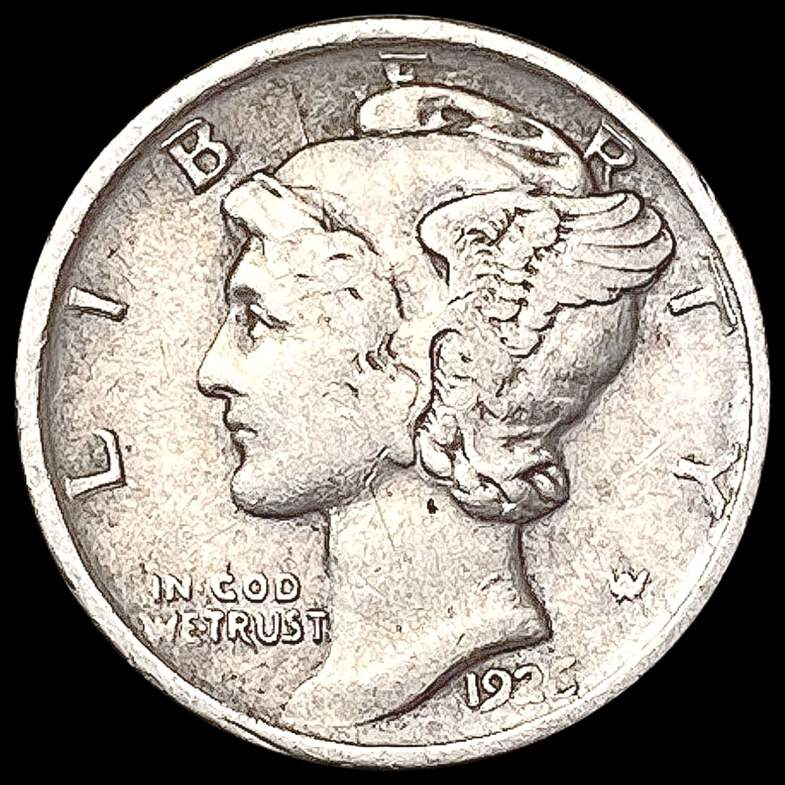 1926-D Mercury Dime LIGHTLY CIRCULATED (1 of 2)