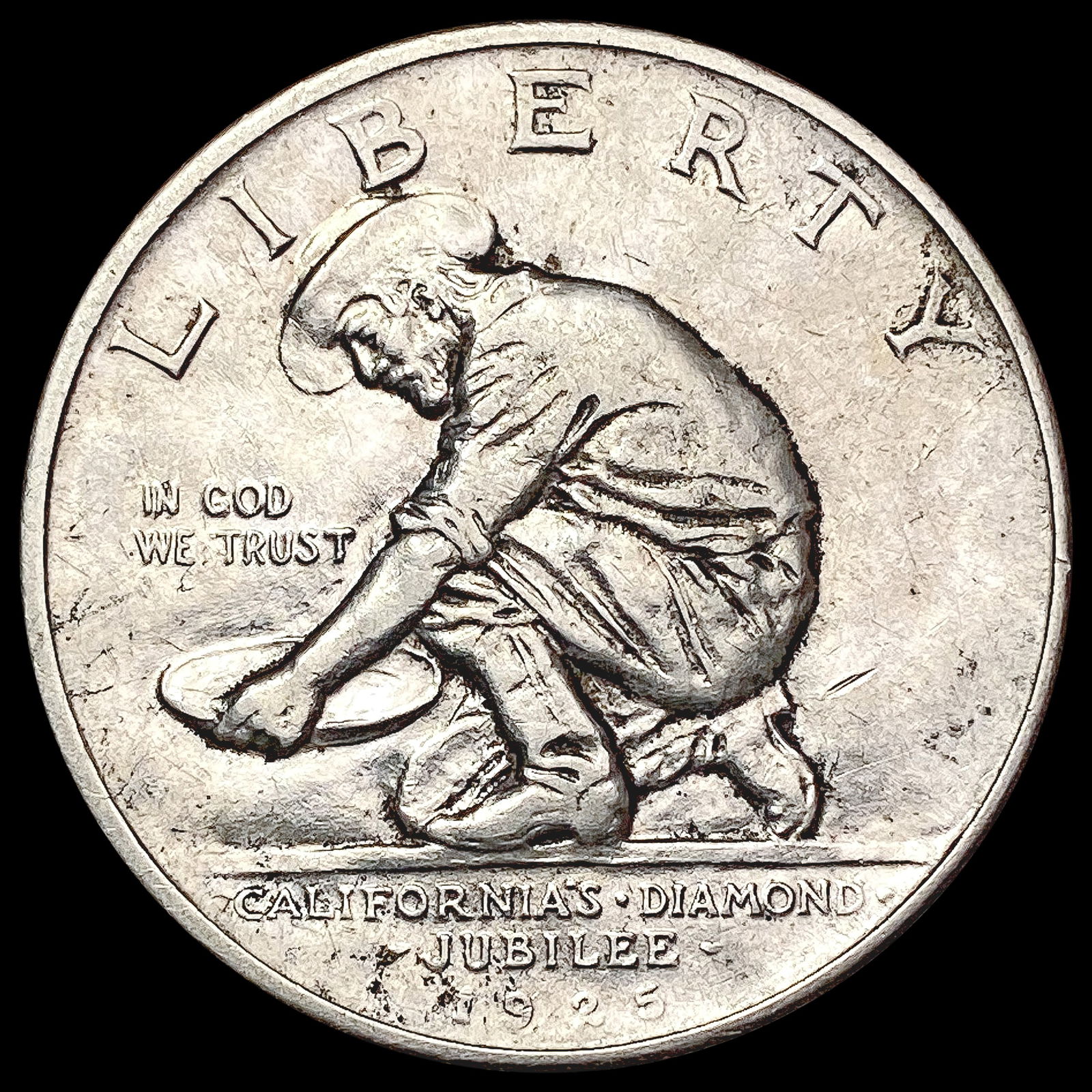 1925-S Jubilee Half Dollar CLOSELY UNCIRCULATED (1 of 2)