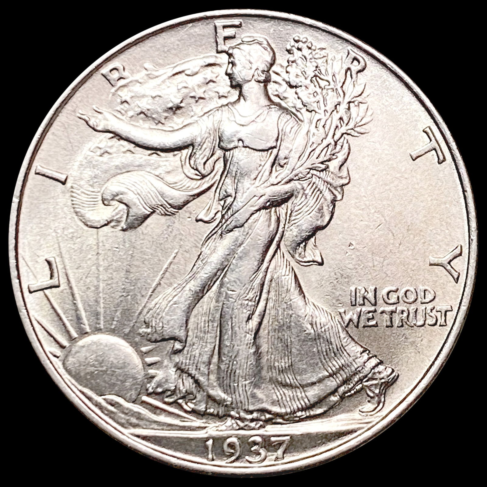 1937 Walking Liberty Half Dollar UNCIRCULATED (1 of 2)