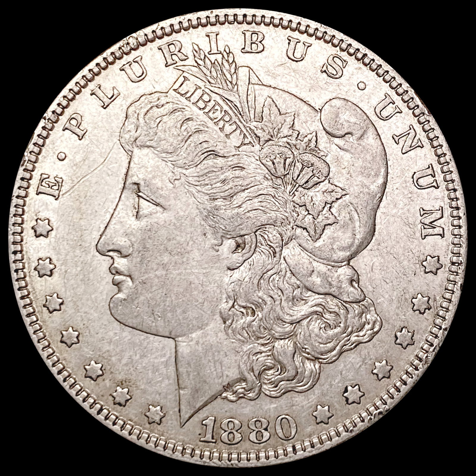 1880-O Morgan Silver Dollar CLOSELY UNCIRCULATED (1 of 2)