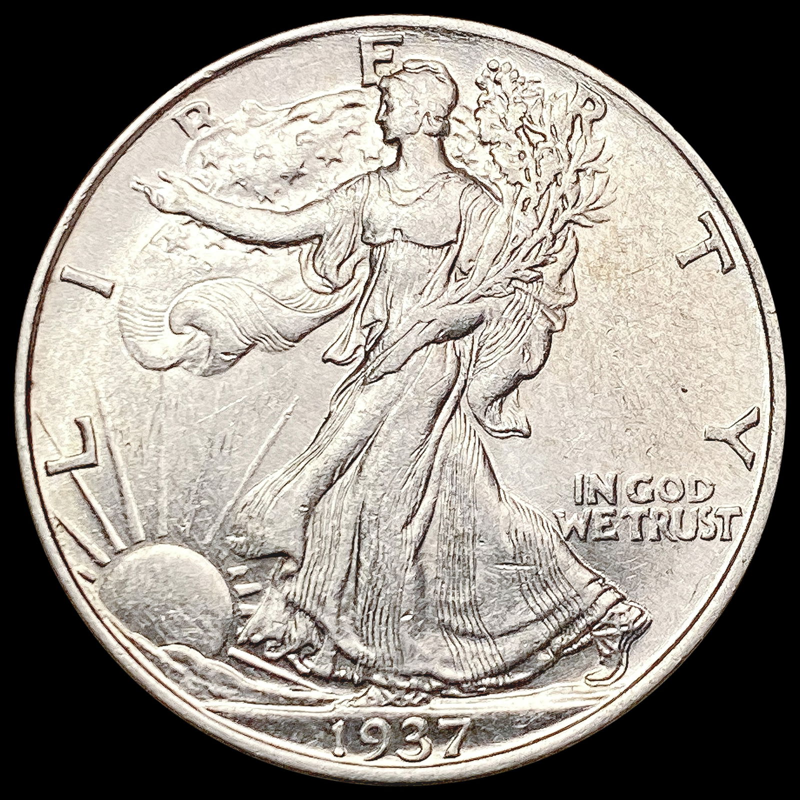 1937 Walking Liberty Half Dollar UNCIRCULATED (1 of 2)