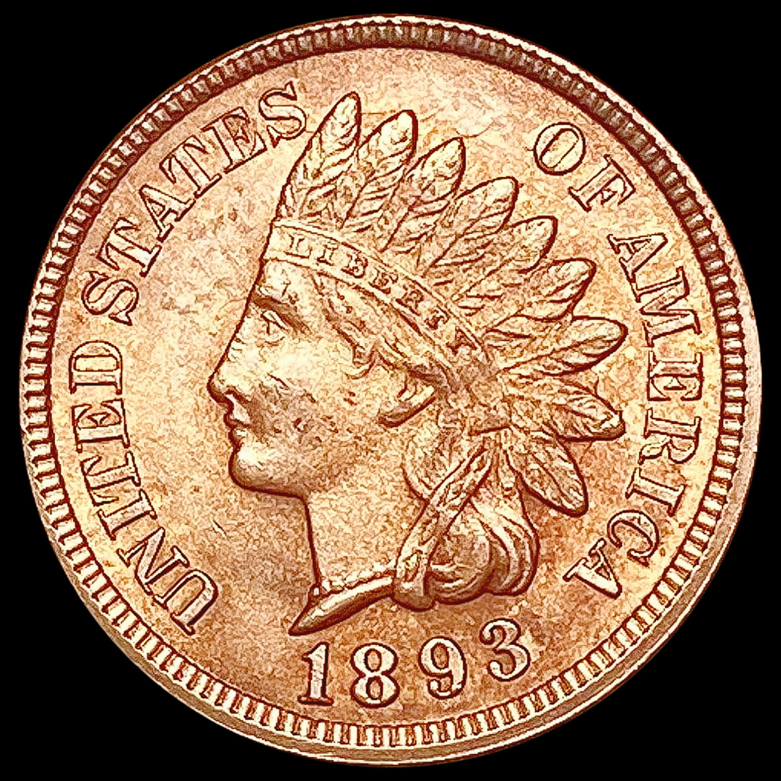 1893 Indian Head Cent UNCIRCULATED (1 of 2)