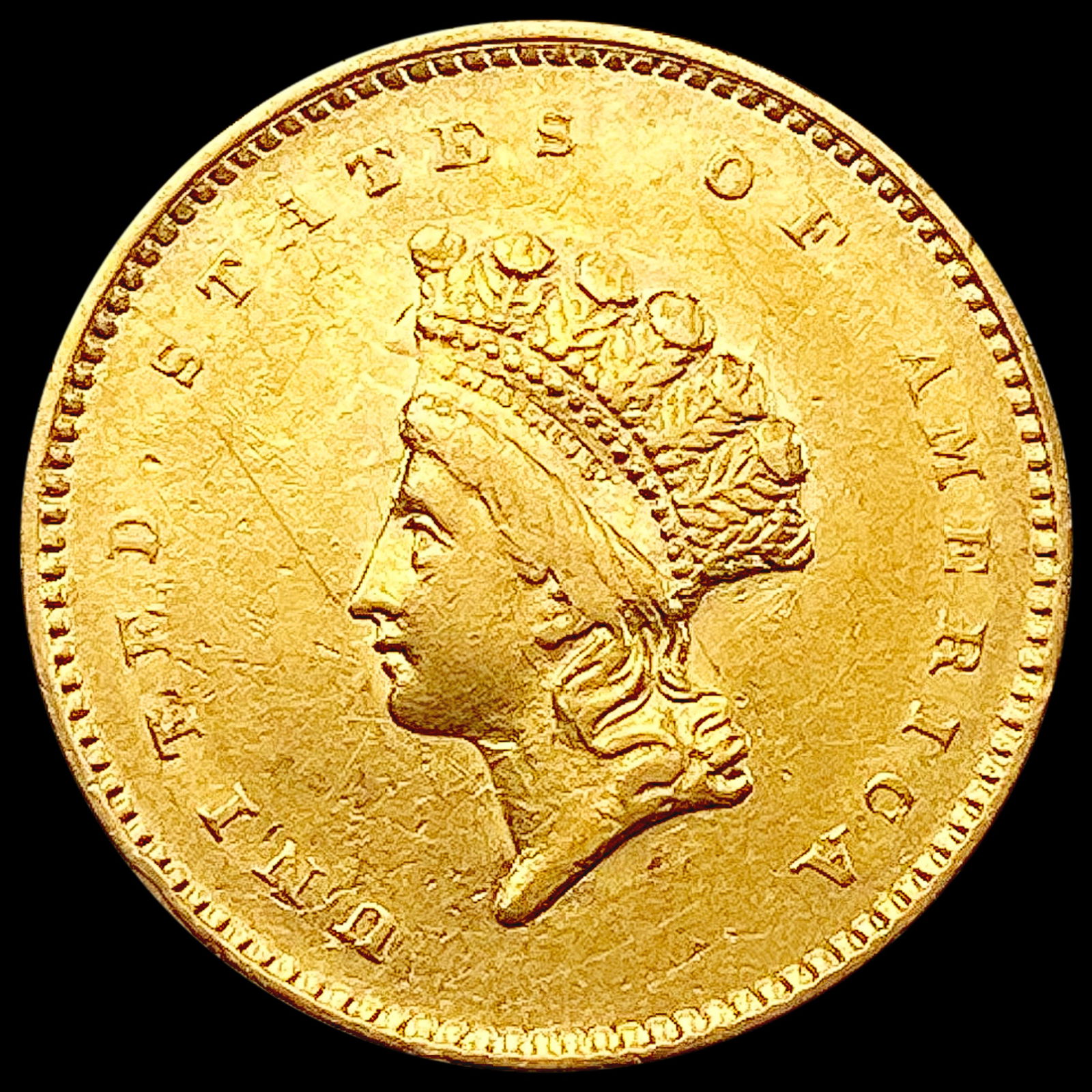 1854 Rare Gold Dollar CLOSELY UNCIRCULATED (1 of 2)